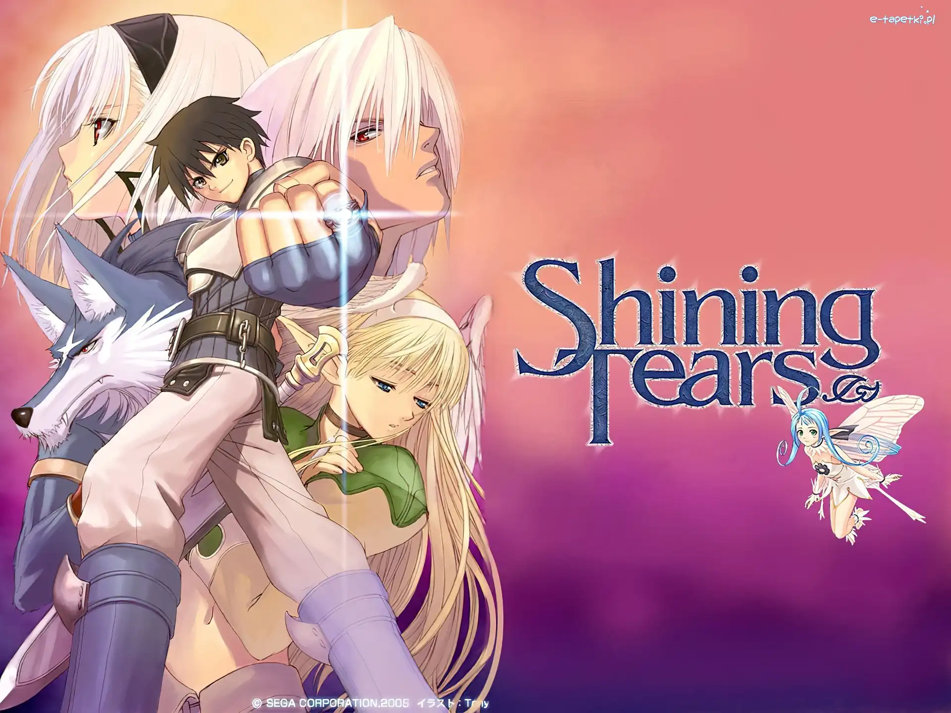 Shining Tears, wilk, postacie, kobieta, mężczyzna