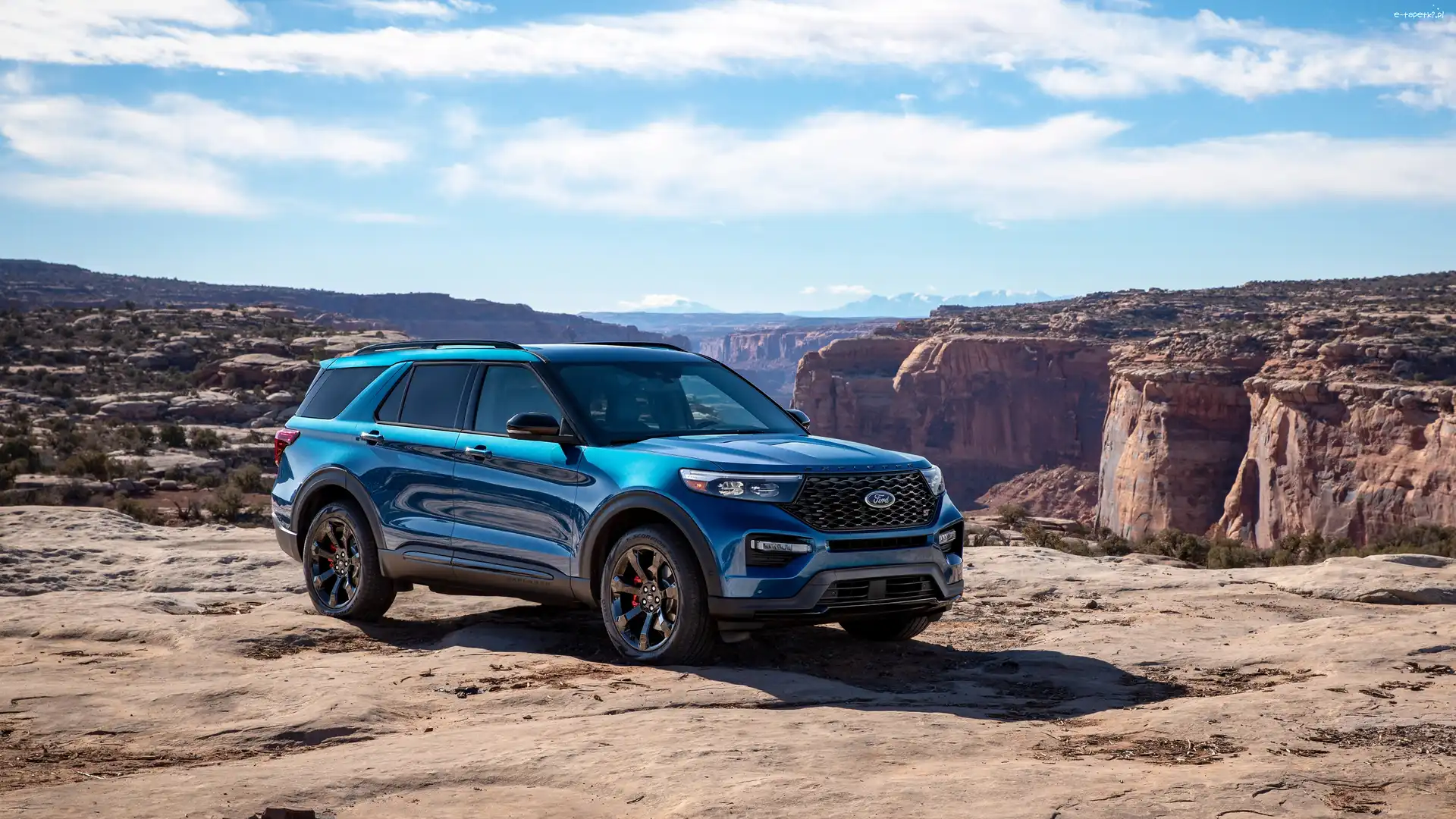 Ford Explorer ST, Kanion, 2020, Niebieski