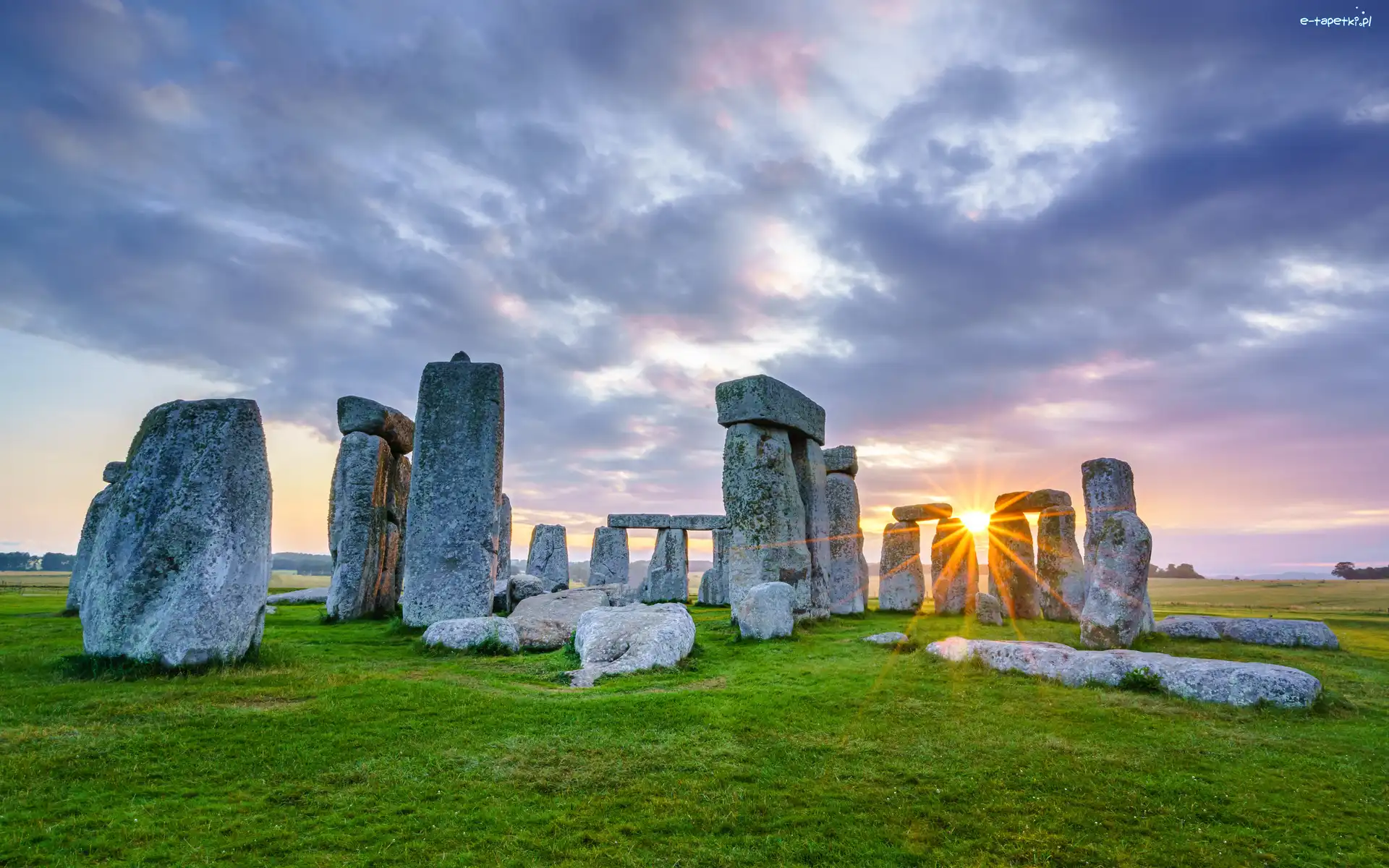Kromlech Stonehenge, Okolice Salisbury, Bloki kamienne, Krąg, Kamienie, Anglia, Hrabstwo Wiltshire