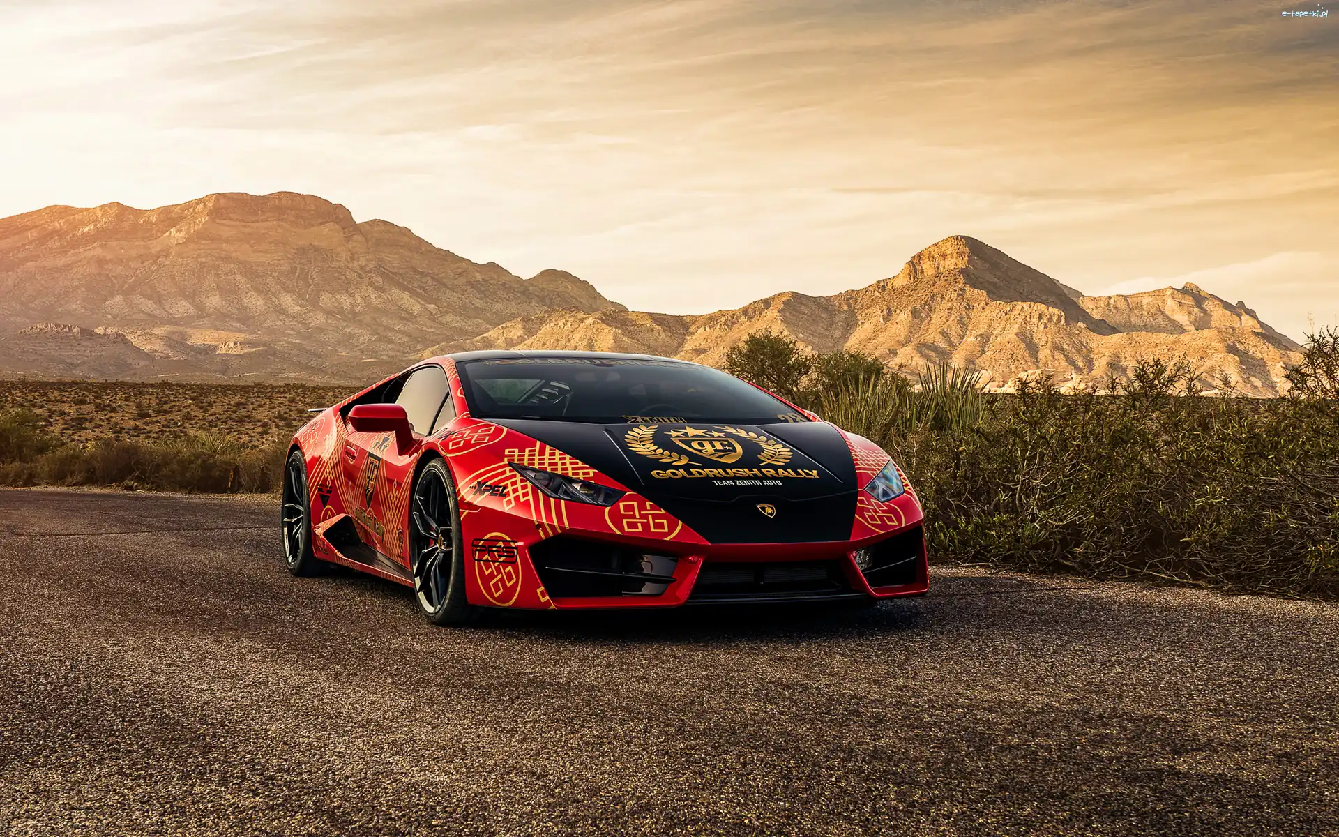Góry, Droga, Lamborghini Huracan