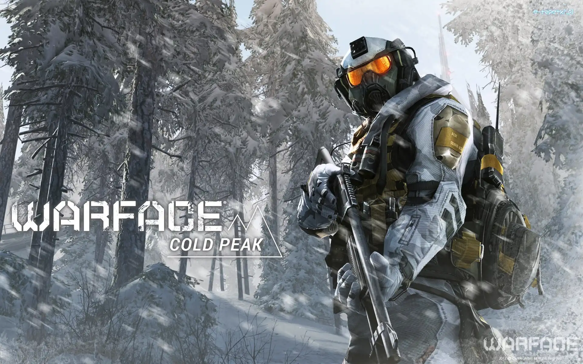 Gra, Żołnierz, Warface, Zima, Las