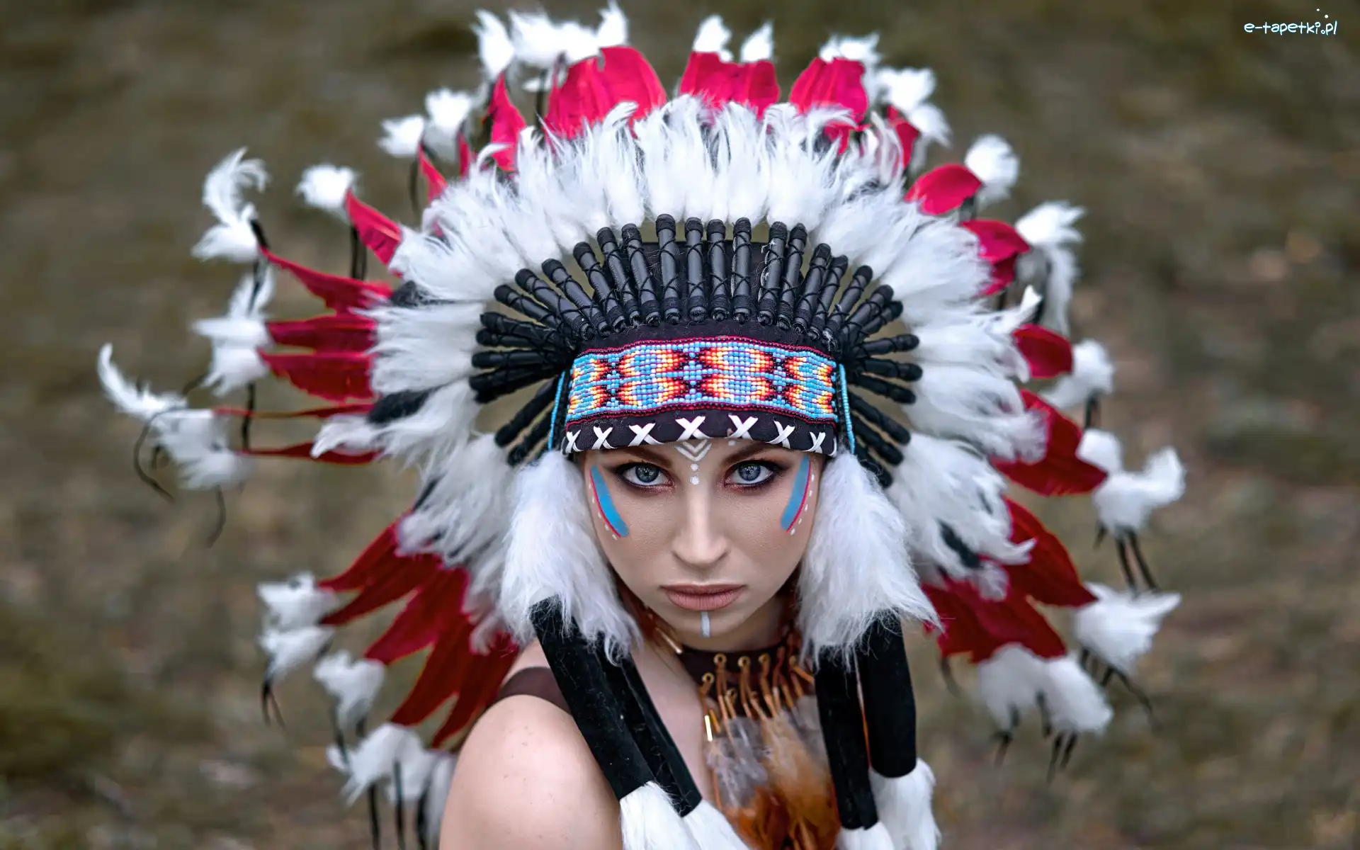 Pióropusz, Indianka, Dziewczyna