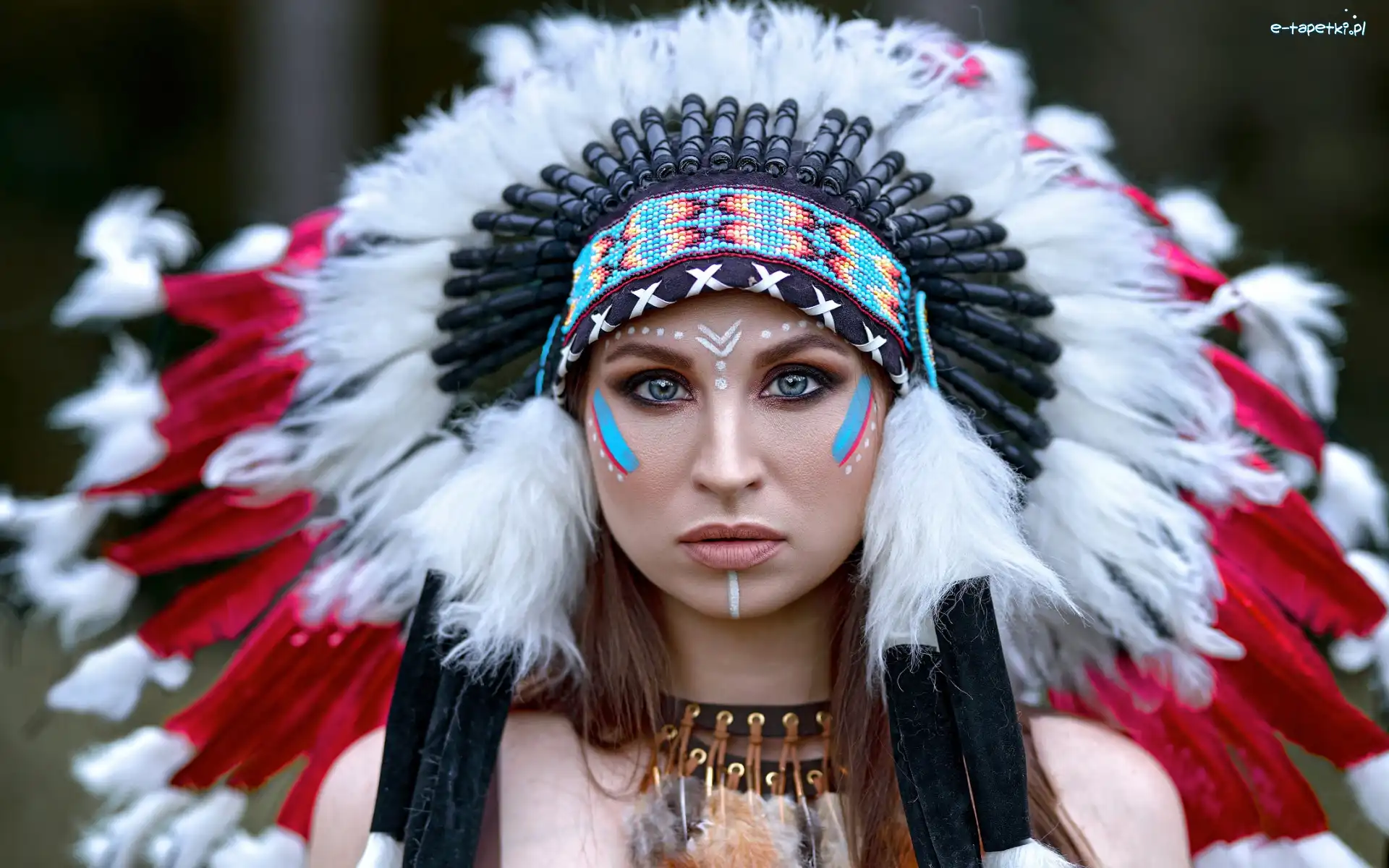 Pióropusz, Indianka, Dziewczyna