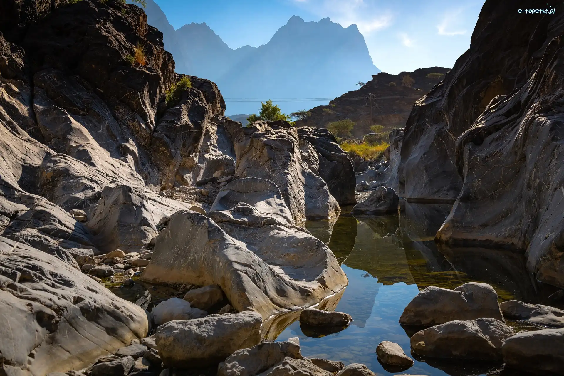 Kanion Węża, Skały, Omański Wielki Kanion, Oman