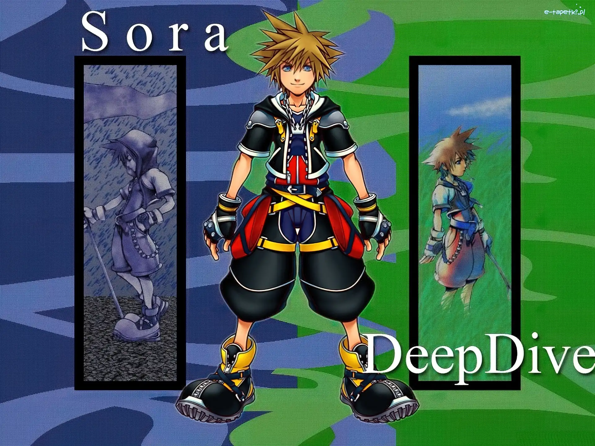 Kingdom Hearts, mężczyzna, postać, grafika, kobieta