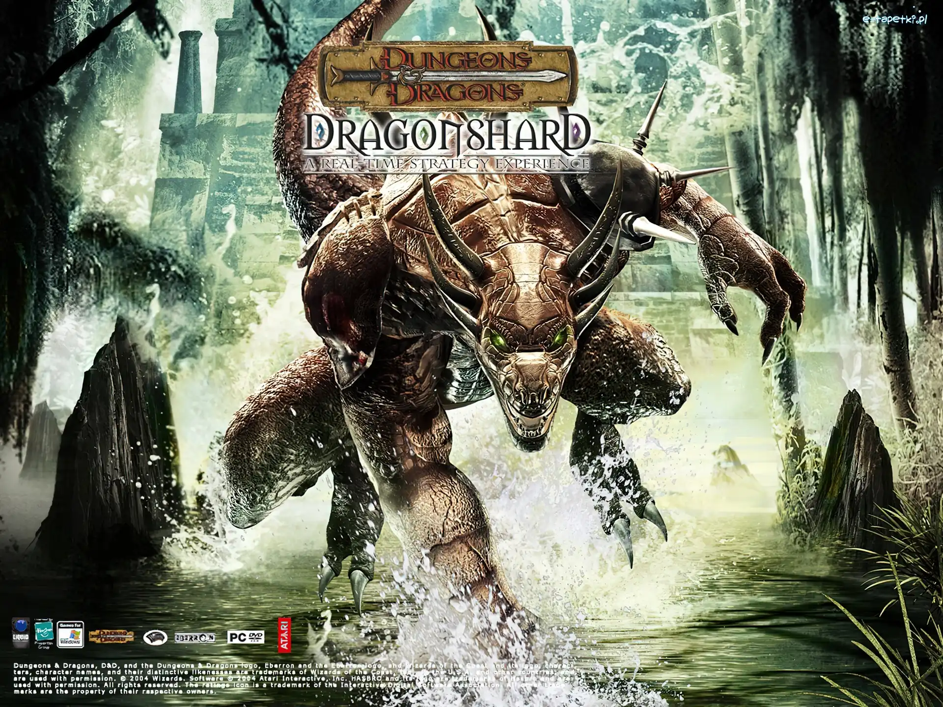 potwór, rzeka, woda, Dragonshard