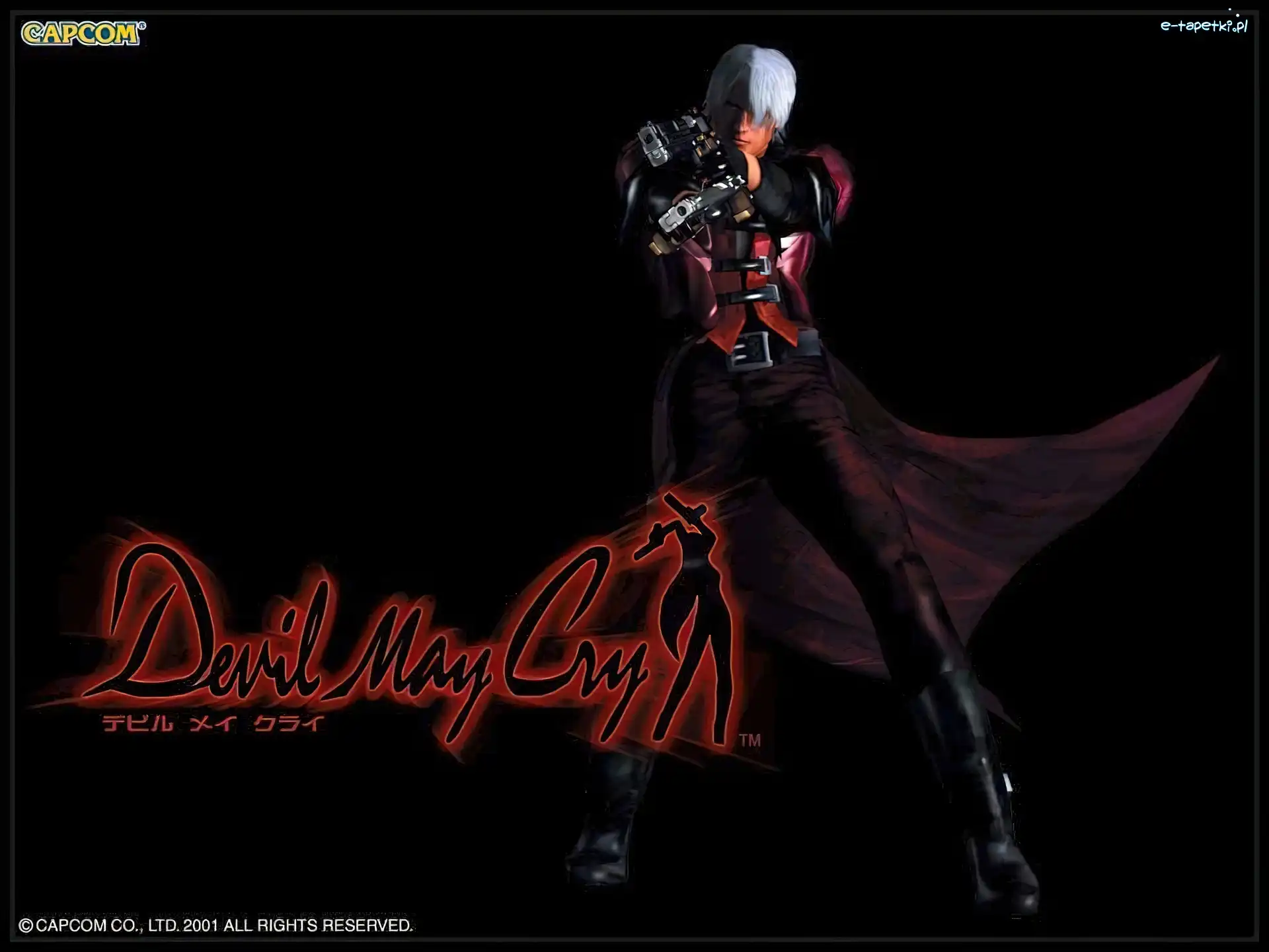 mężczyzna, Devil May Cry, broń, postać