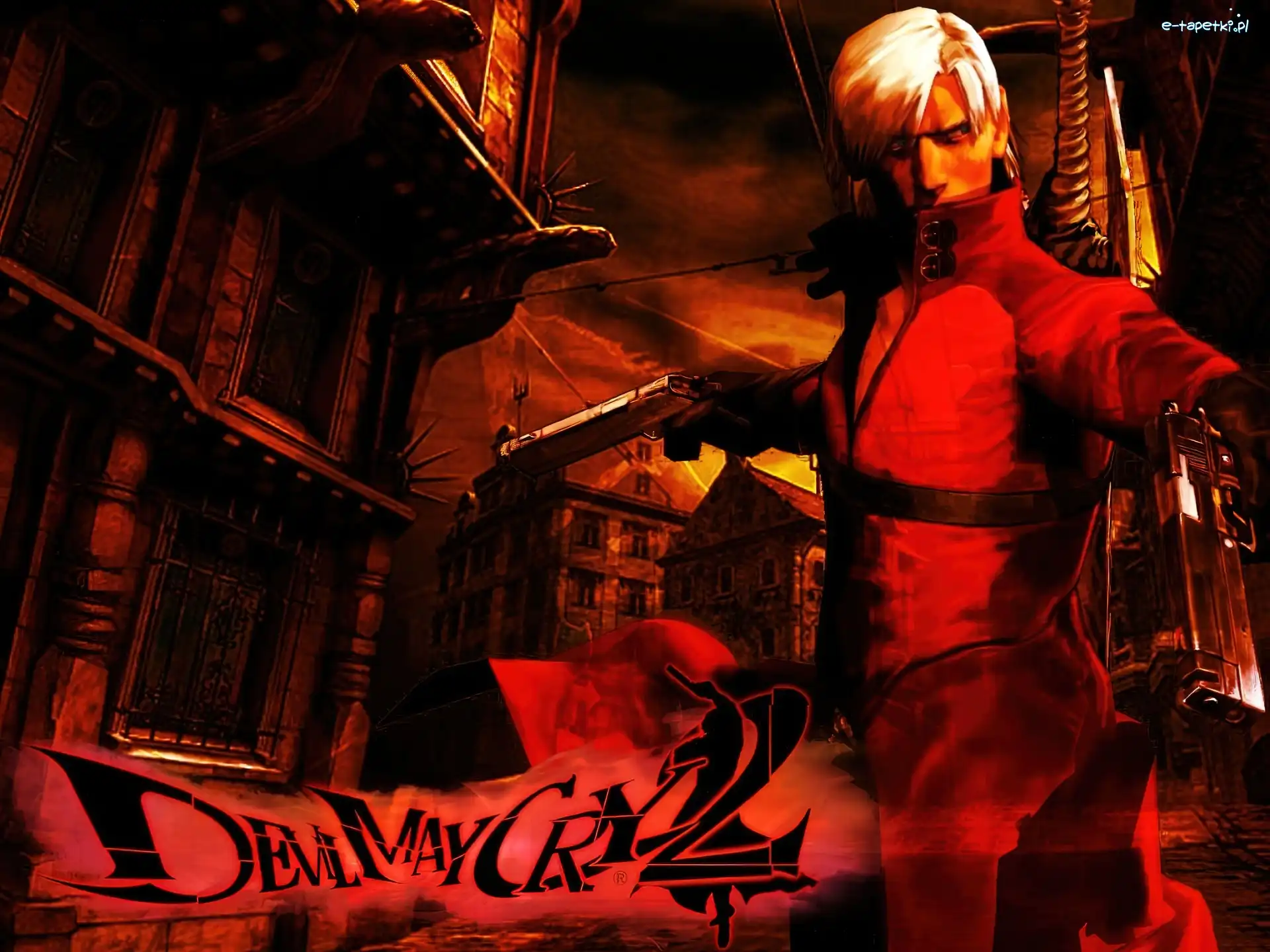 mężczyzna, Devil May Cry, postać, broń