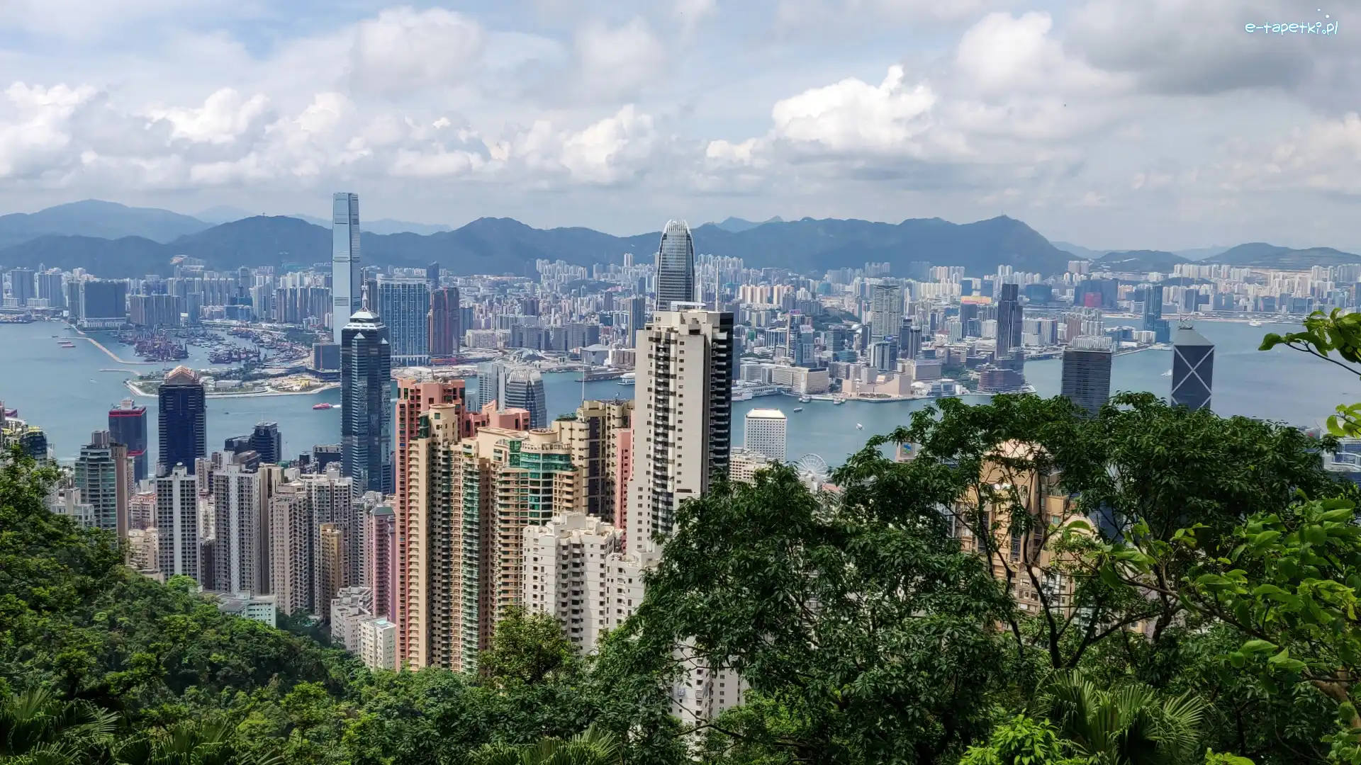 Hongkong, Wieżowce, Delta Rzeki Perłowej, Chiny