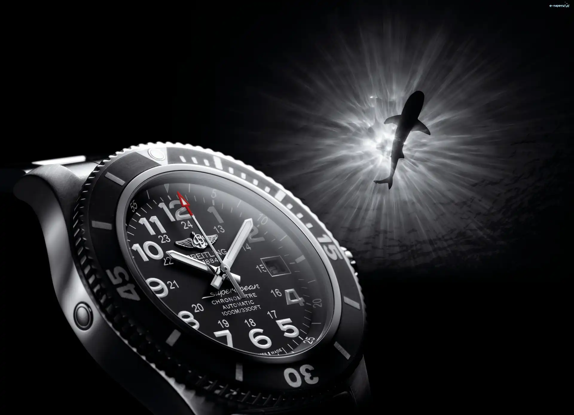 Breitling Superocean II 44, Rekin, Woda, Zegarek