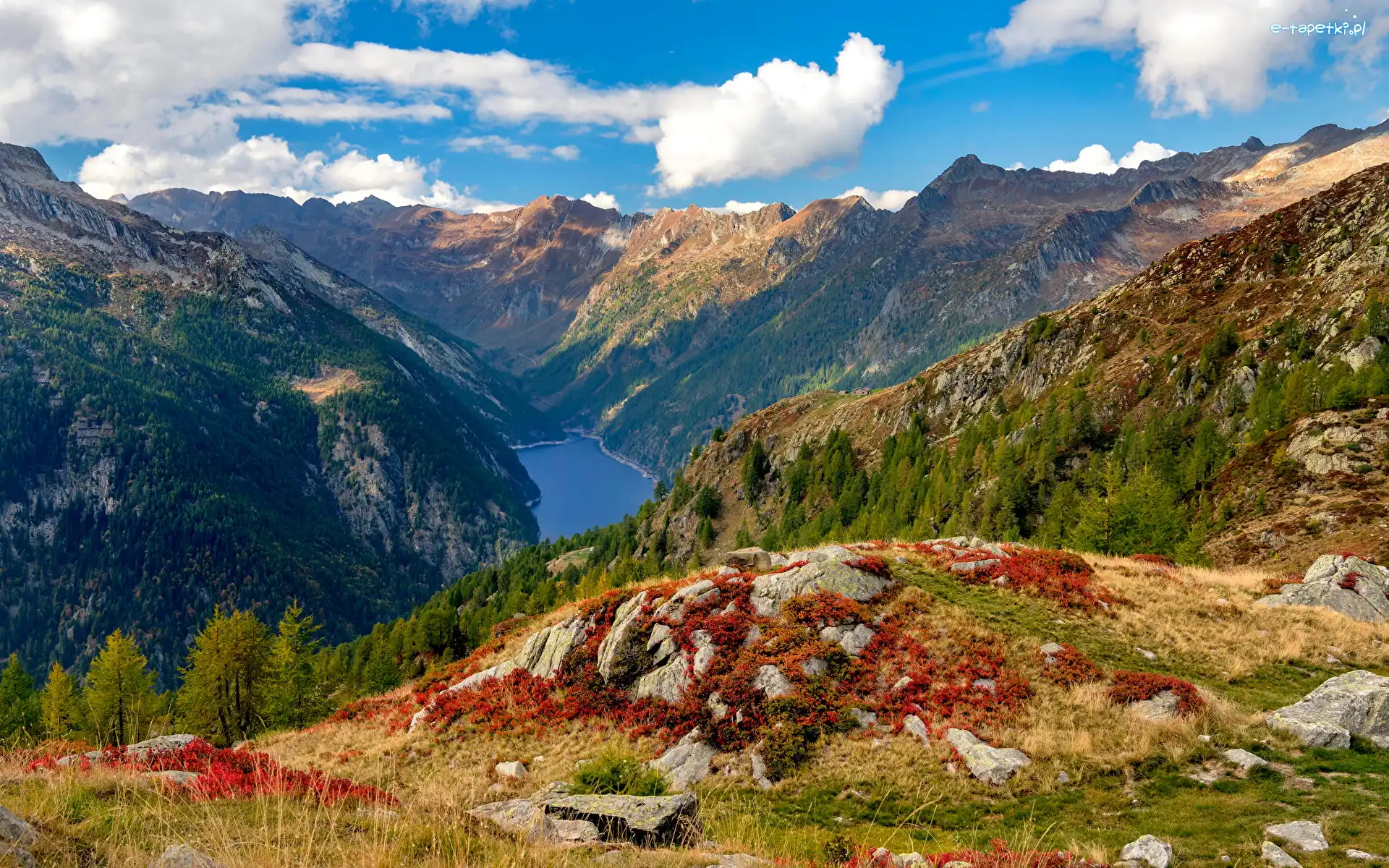 Jezioro, Dolina, Góry