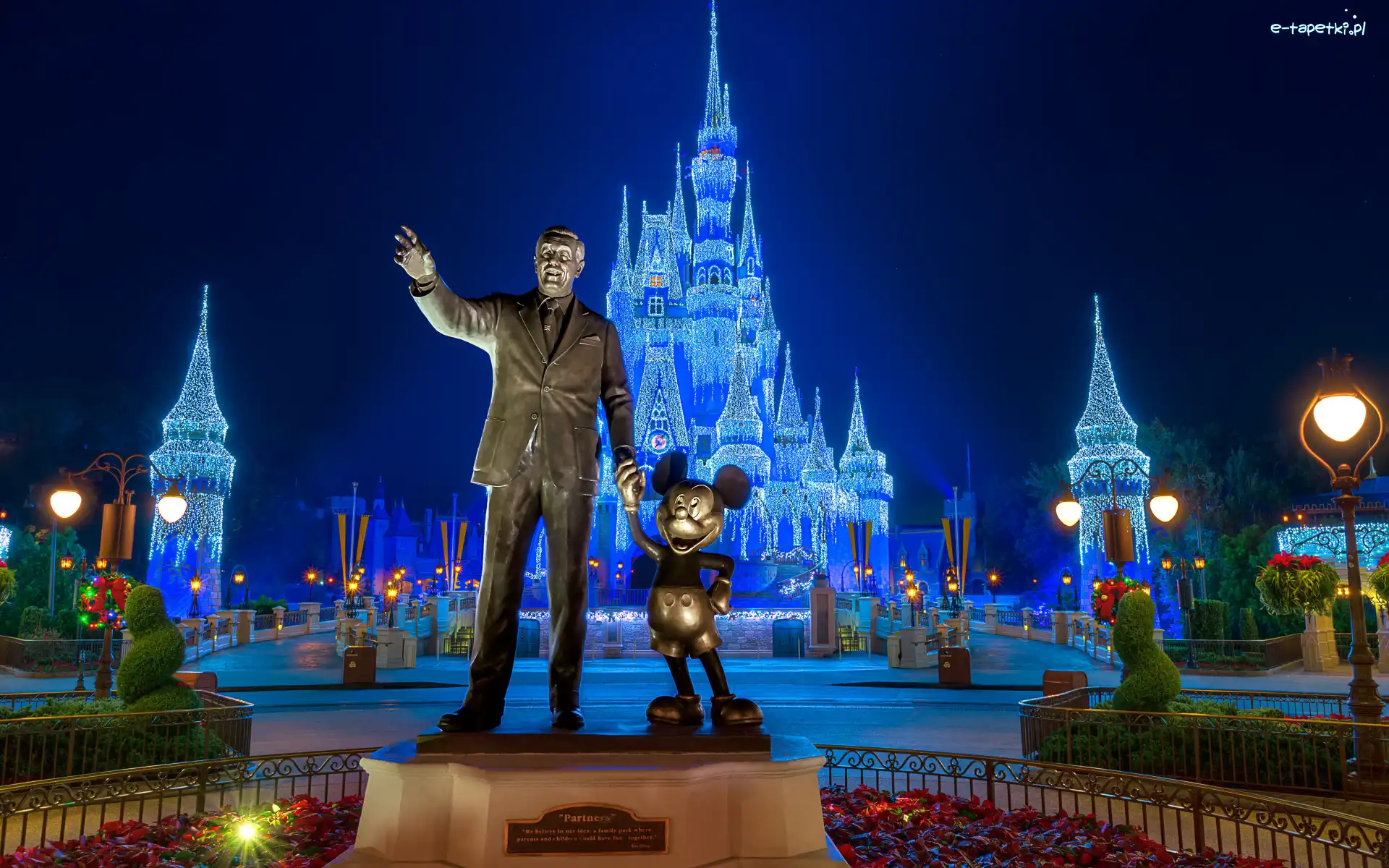 Orlando, Disneyland, Stany Zjednoczone, Zamek, Pomnik, Myszka Miki, Walt Disney, Park rozrywki, Walt Disney World Resort, Floryda