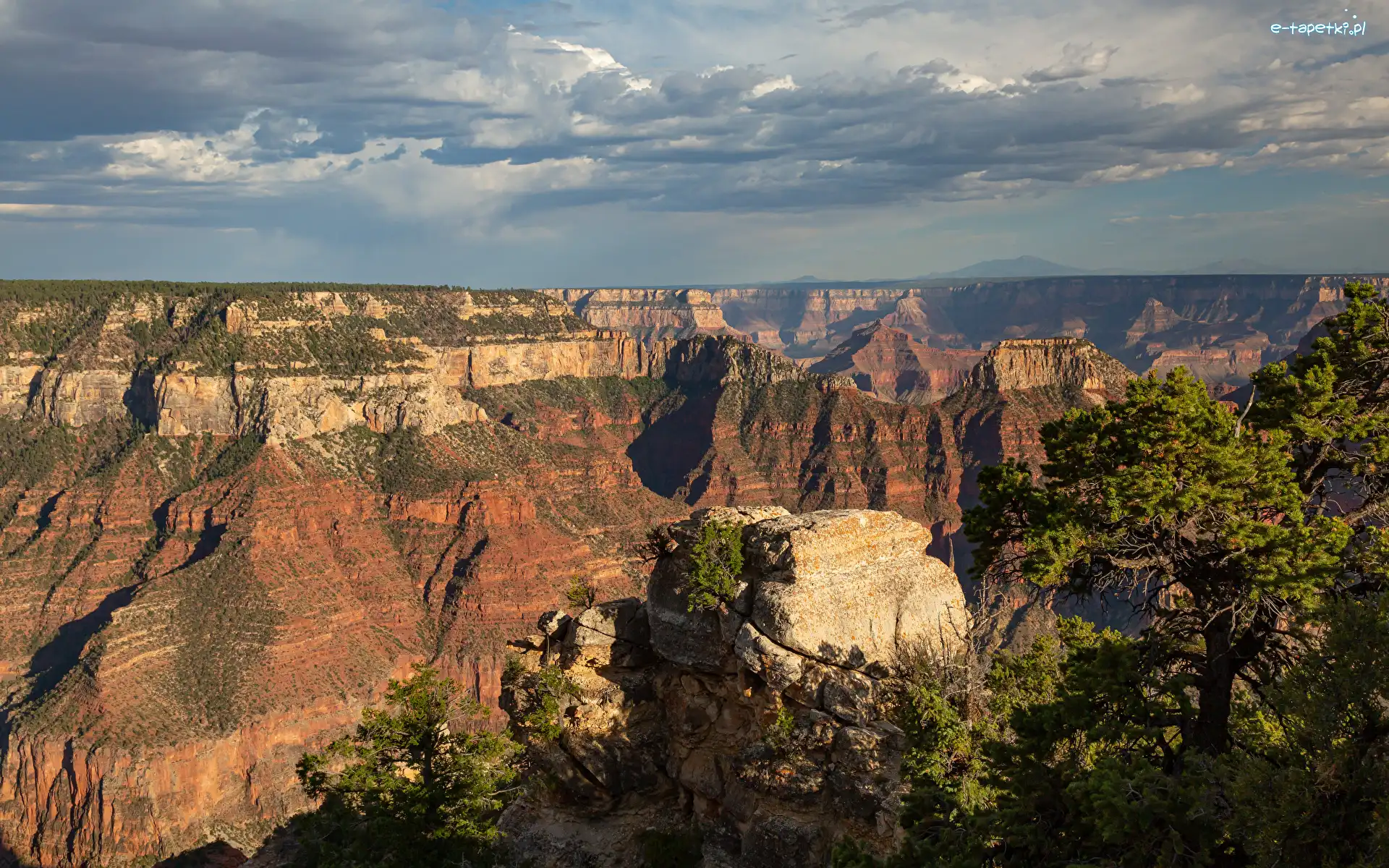 Arizona, Wielki Kanion Kolorado, Góry, Stany Zjednoczone, Grand Canyon, Park Narodowy Wielkiego Kanionu