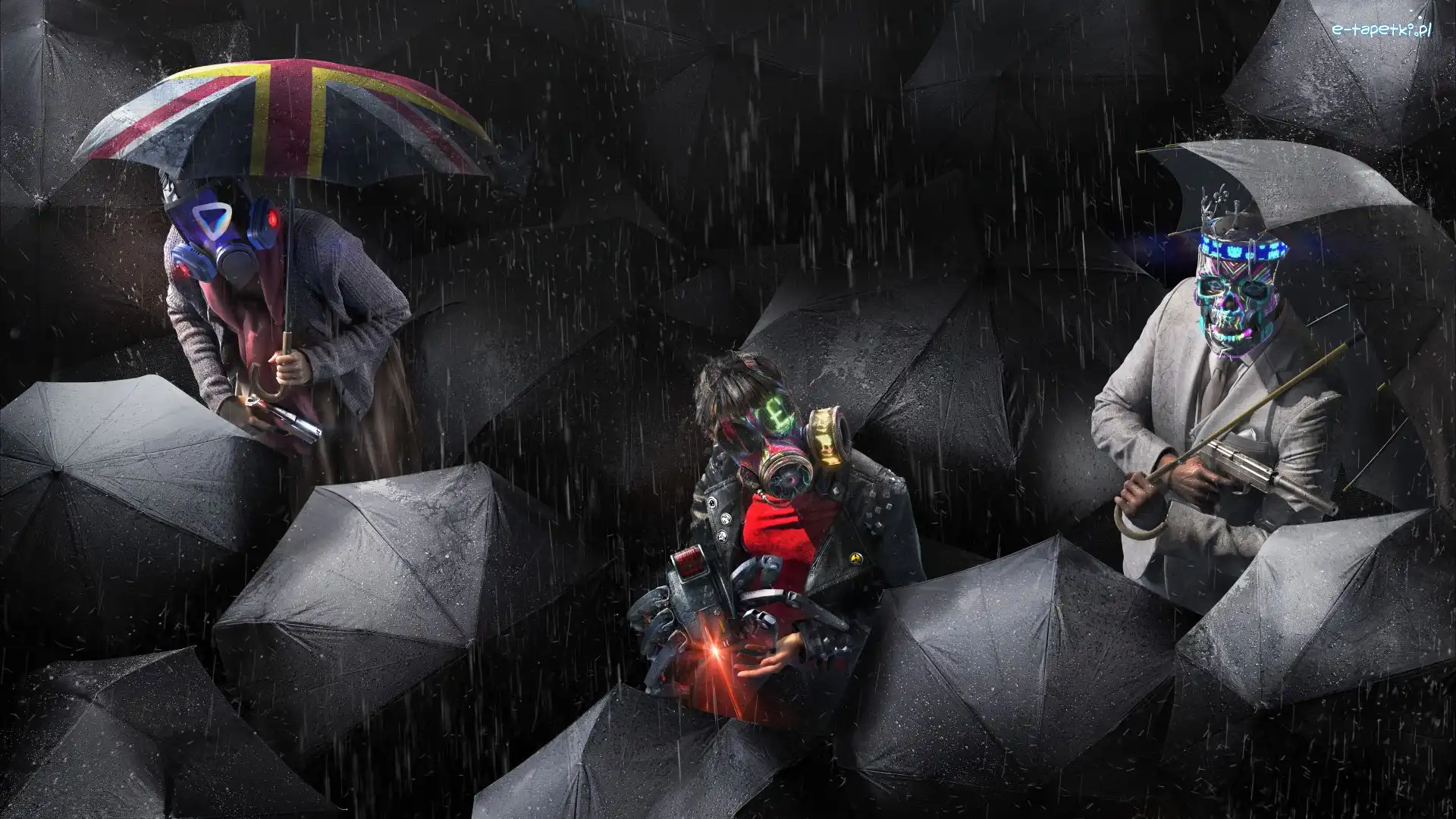 Watch Dogs, Parasole, Postacie, Gra