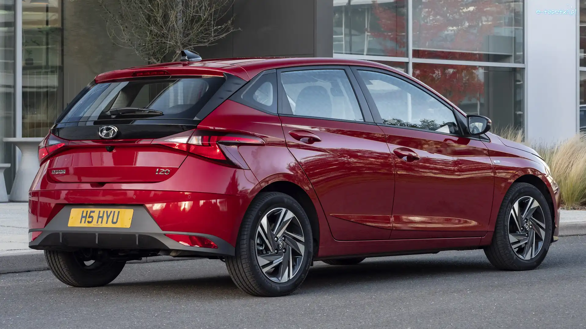 Tył, Hyundai i20, Czerwony