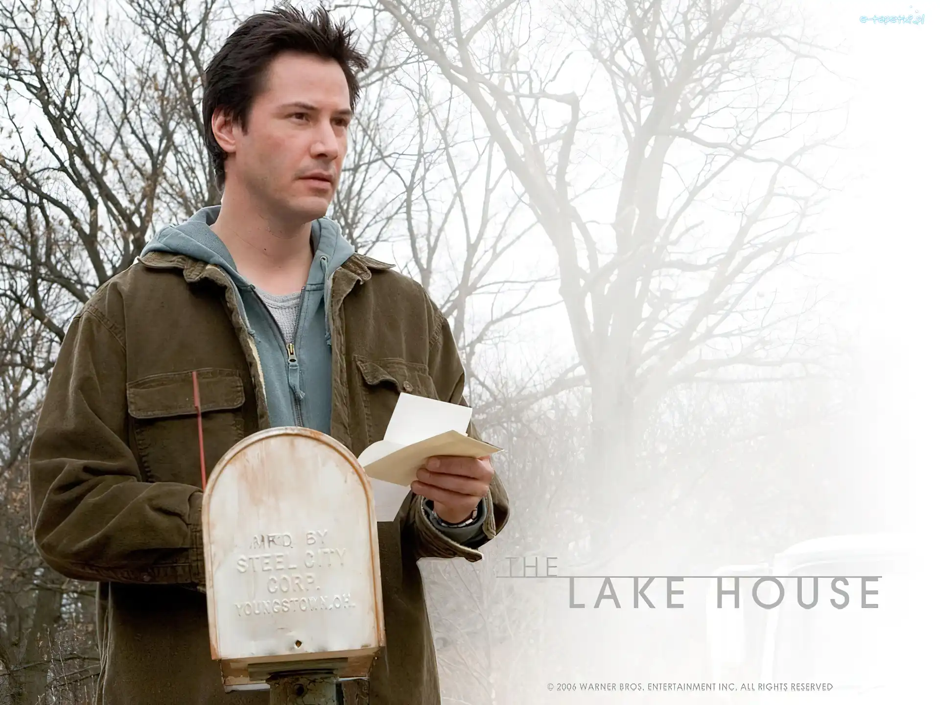 The Lake House, list, Keanu Reeves, drzewa, mgła