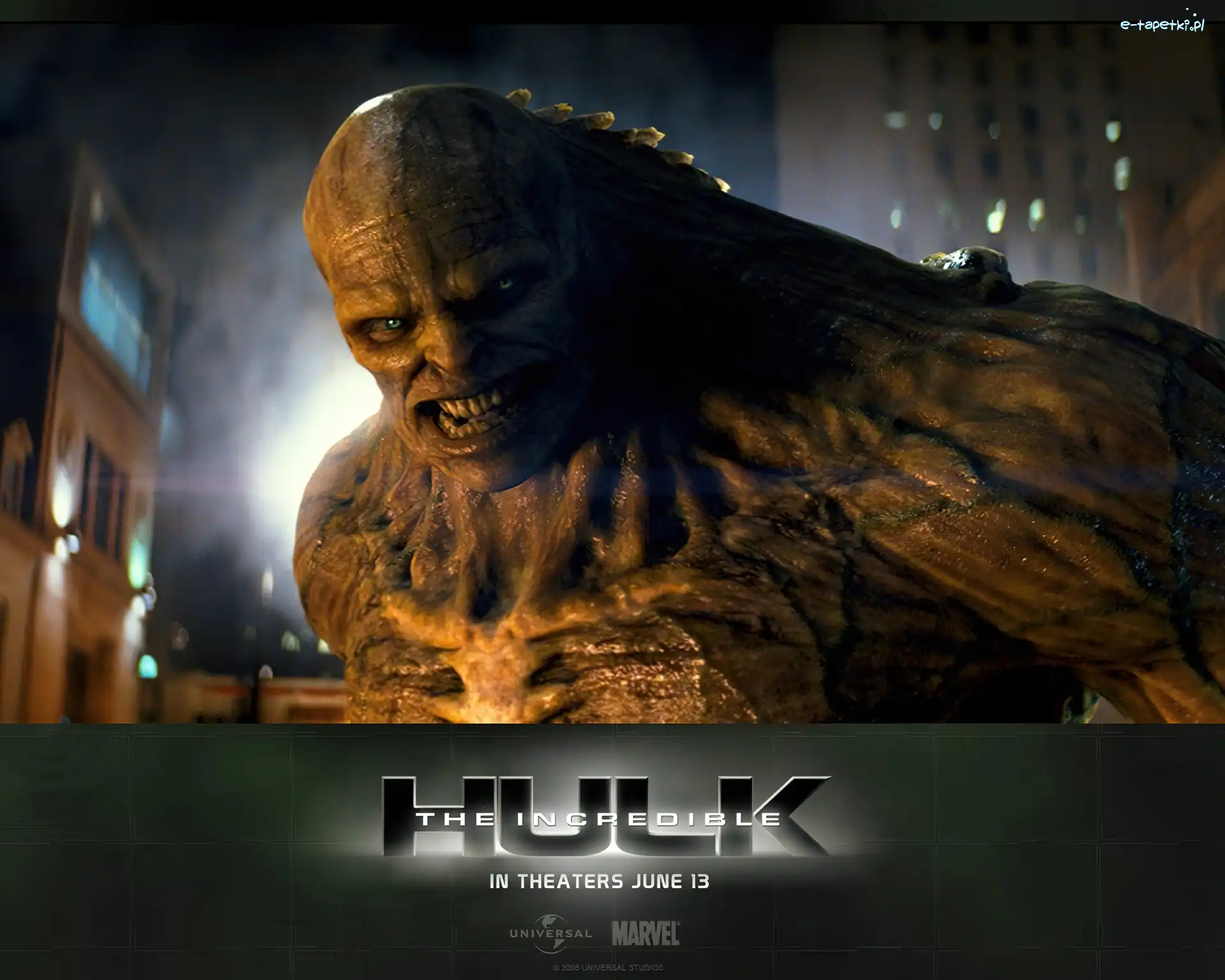 miasto, potwór, The Incredible Hulk