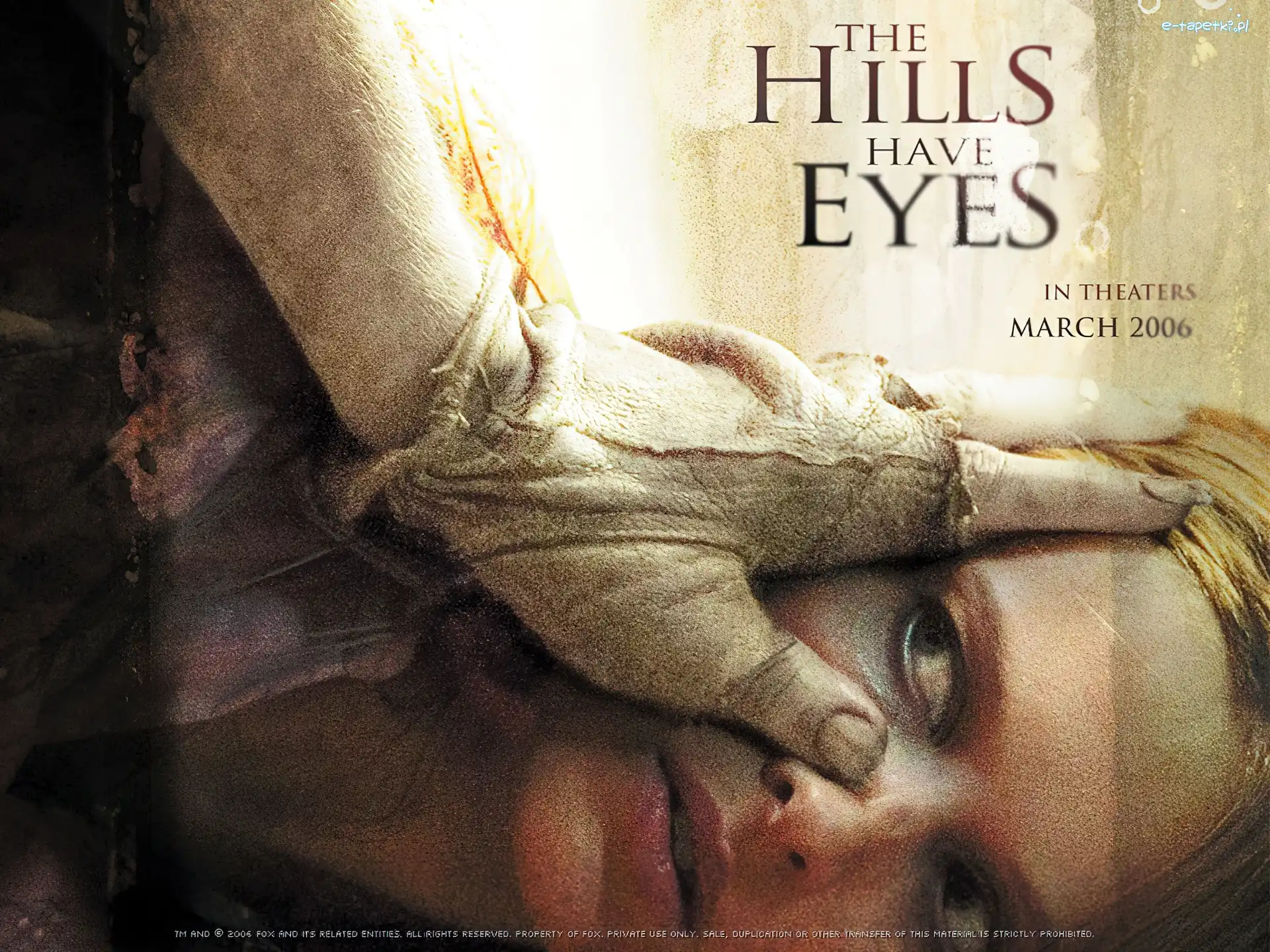 The Hills Have Eyes, dłoń, kobieta, horror, paznokcie