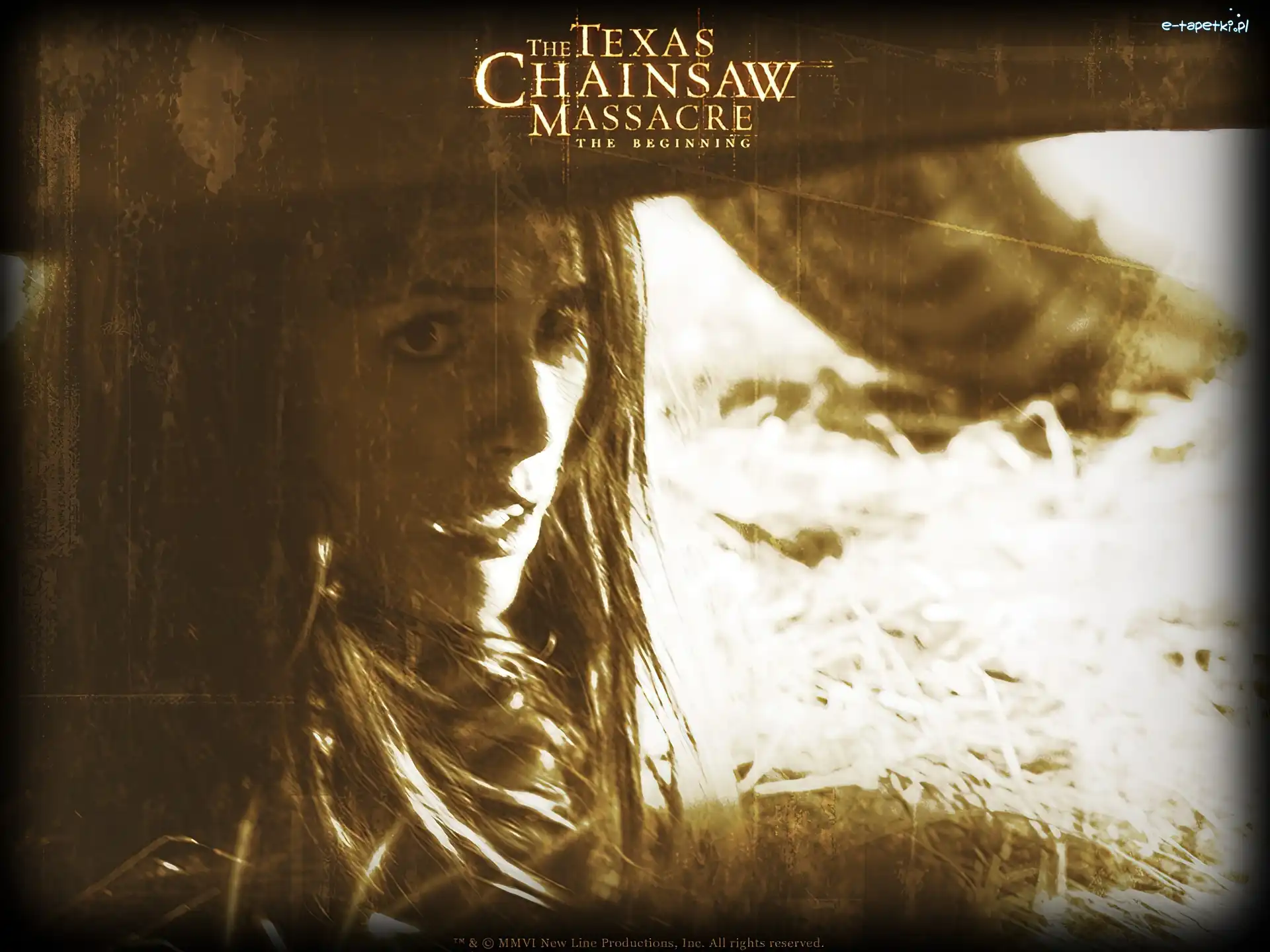 kobieta, opona, trawa, Texas Chainsaw Massacre The Beginning
