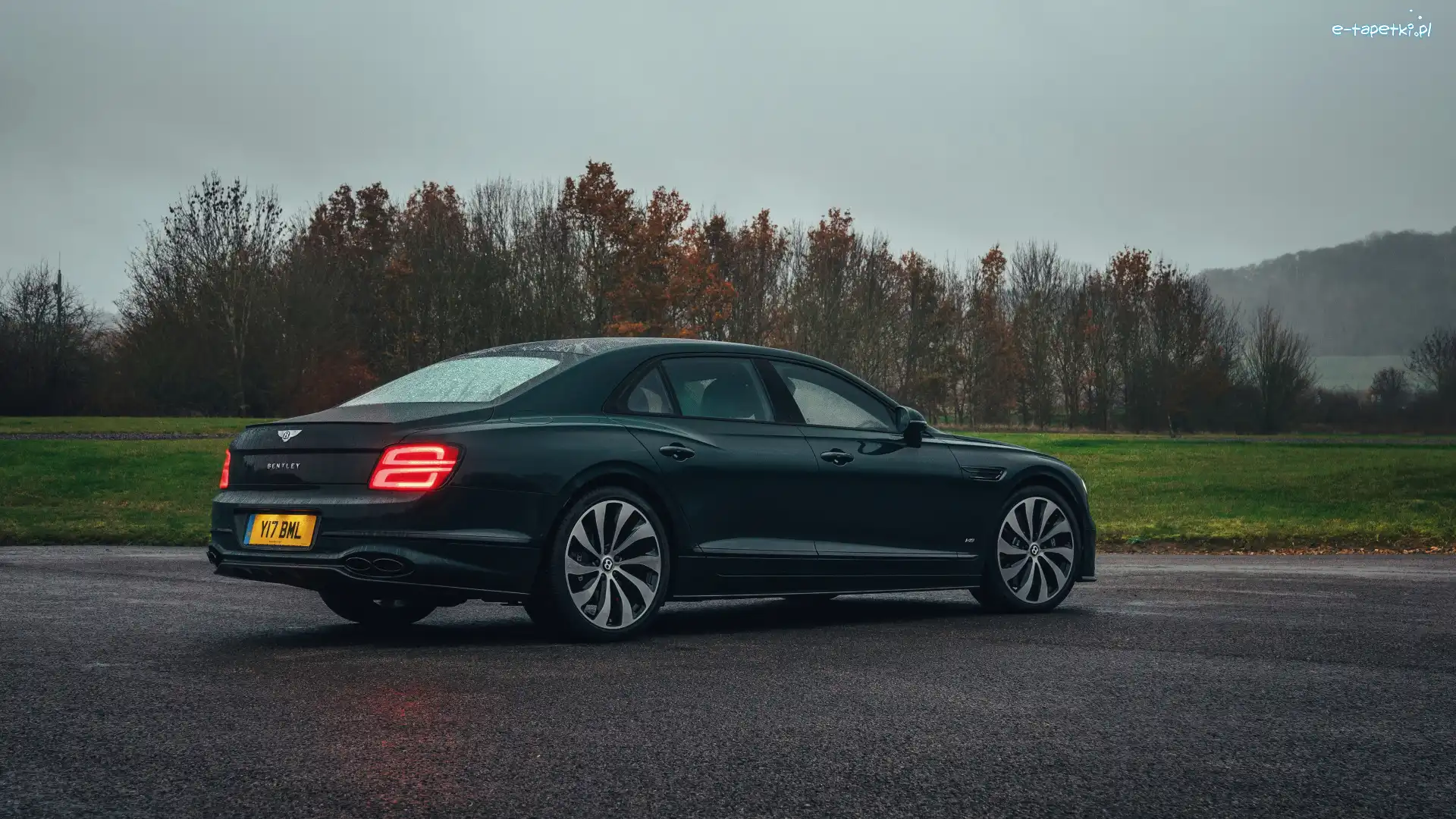 Bok, Bentley Continental Flying Spur, Zielony