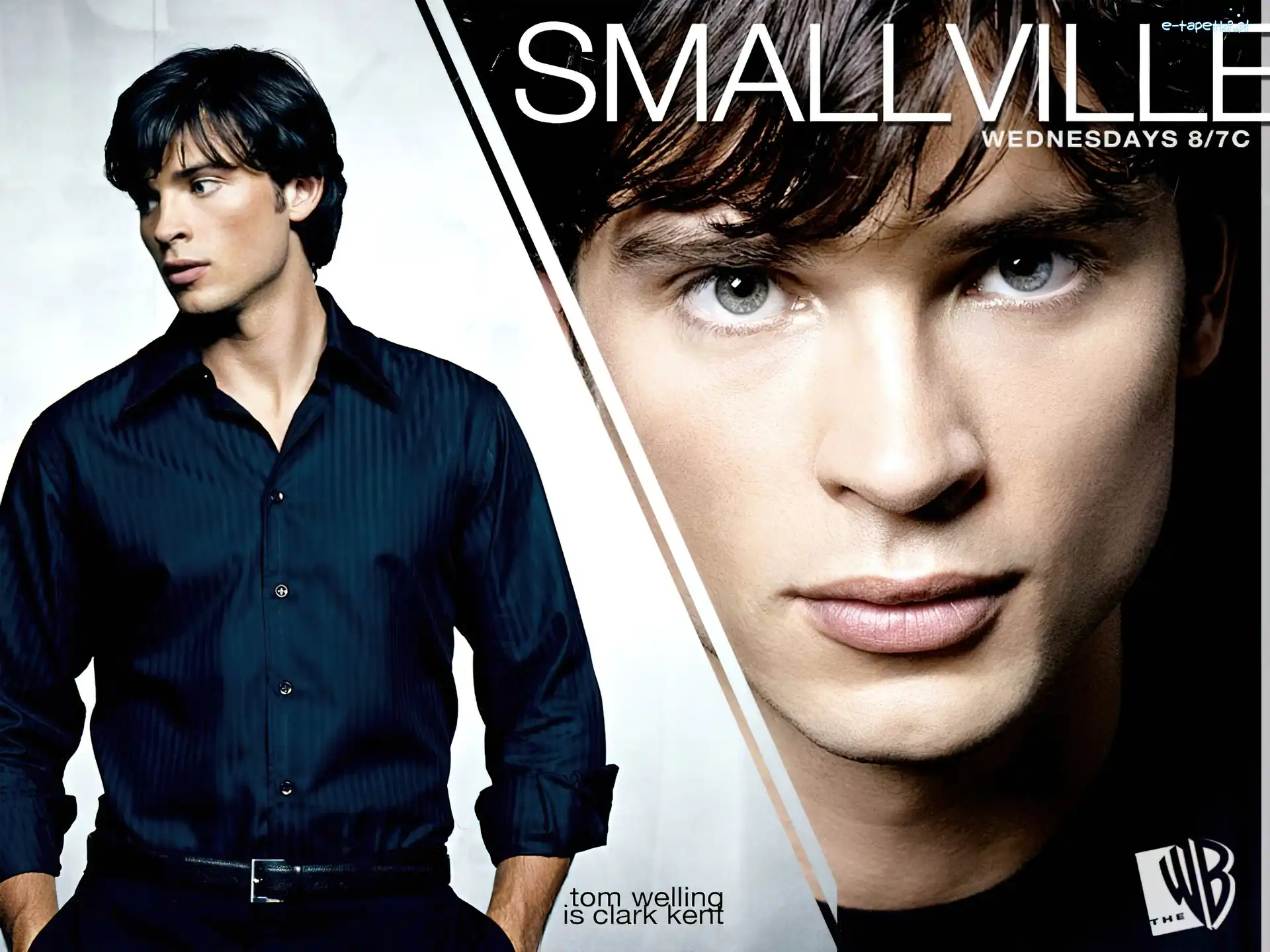 Tajemnice Smallville, twarz, Tom Welling, elegancki, koszula