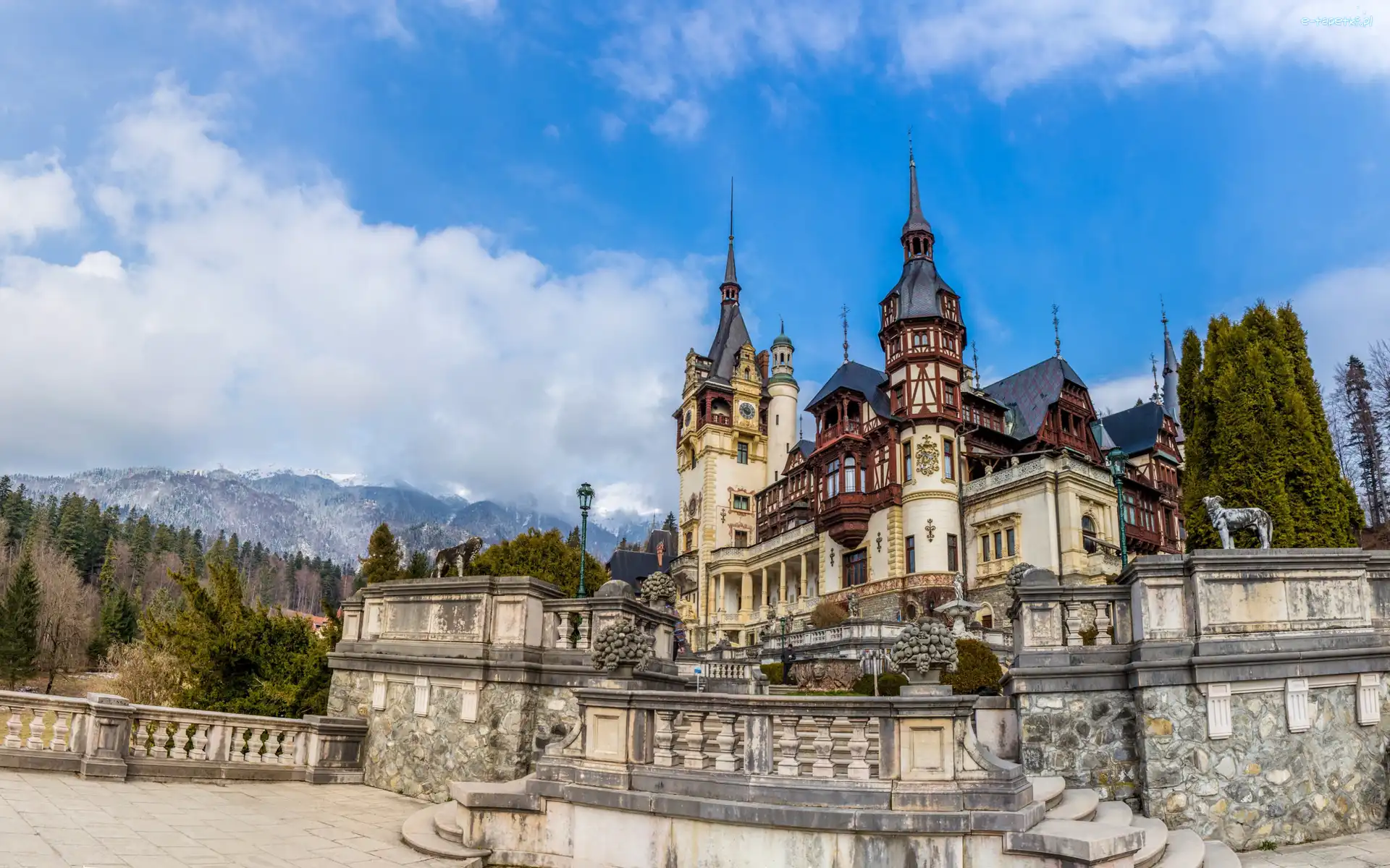 Miejscowość Sinaia, Rumunia, Hrabstwo Prahova, Pałac Peles