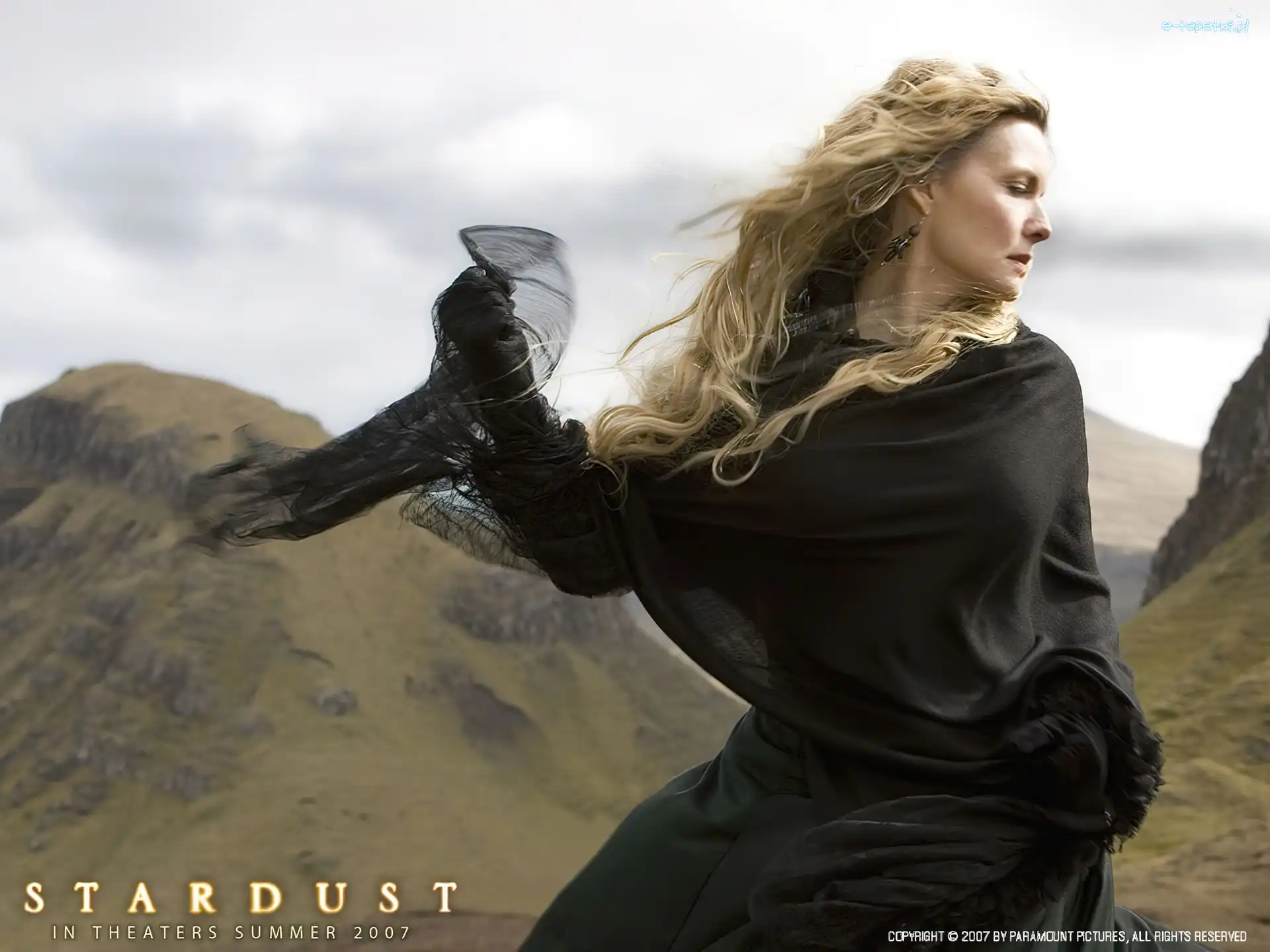 Michelle Pfeiffer, chusta, góry, Stardust