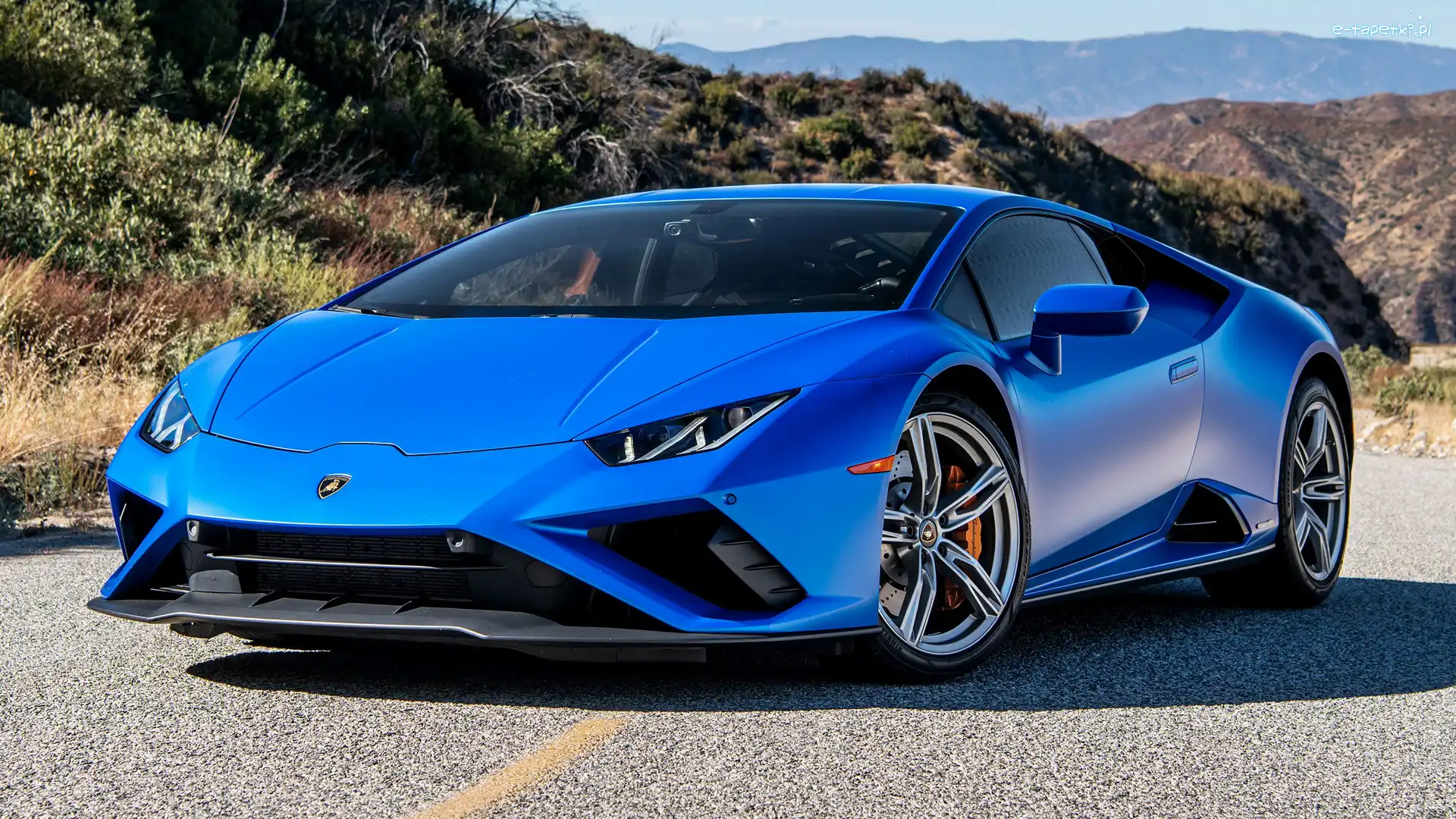 Niebieski, Lamborghini Huracan EVO