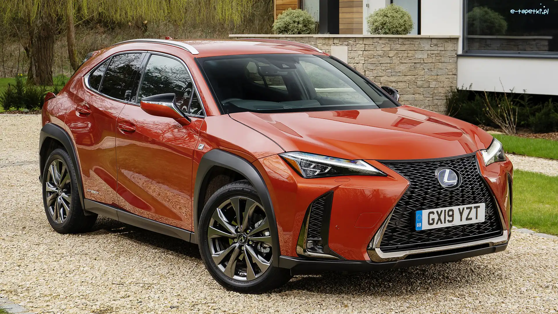 Hybryda, Bok, Przód, Lexus UX
