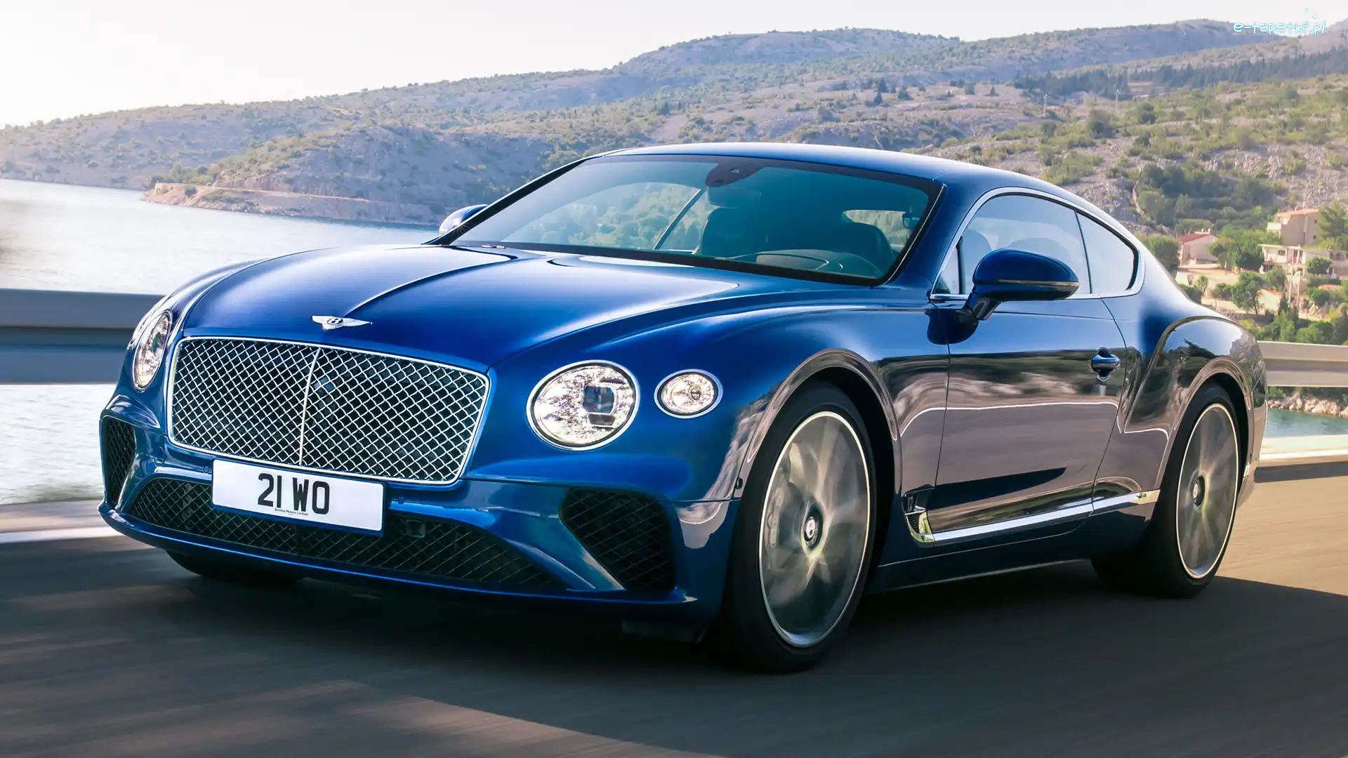 Niebieski, Bentley Continental GT