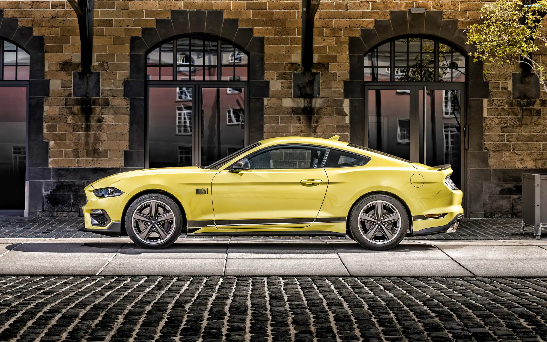 2021, Ford Mustang Mach 1, Żółty