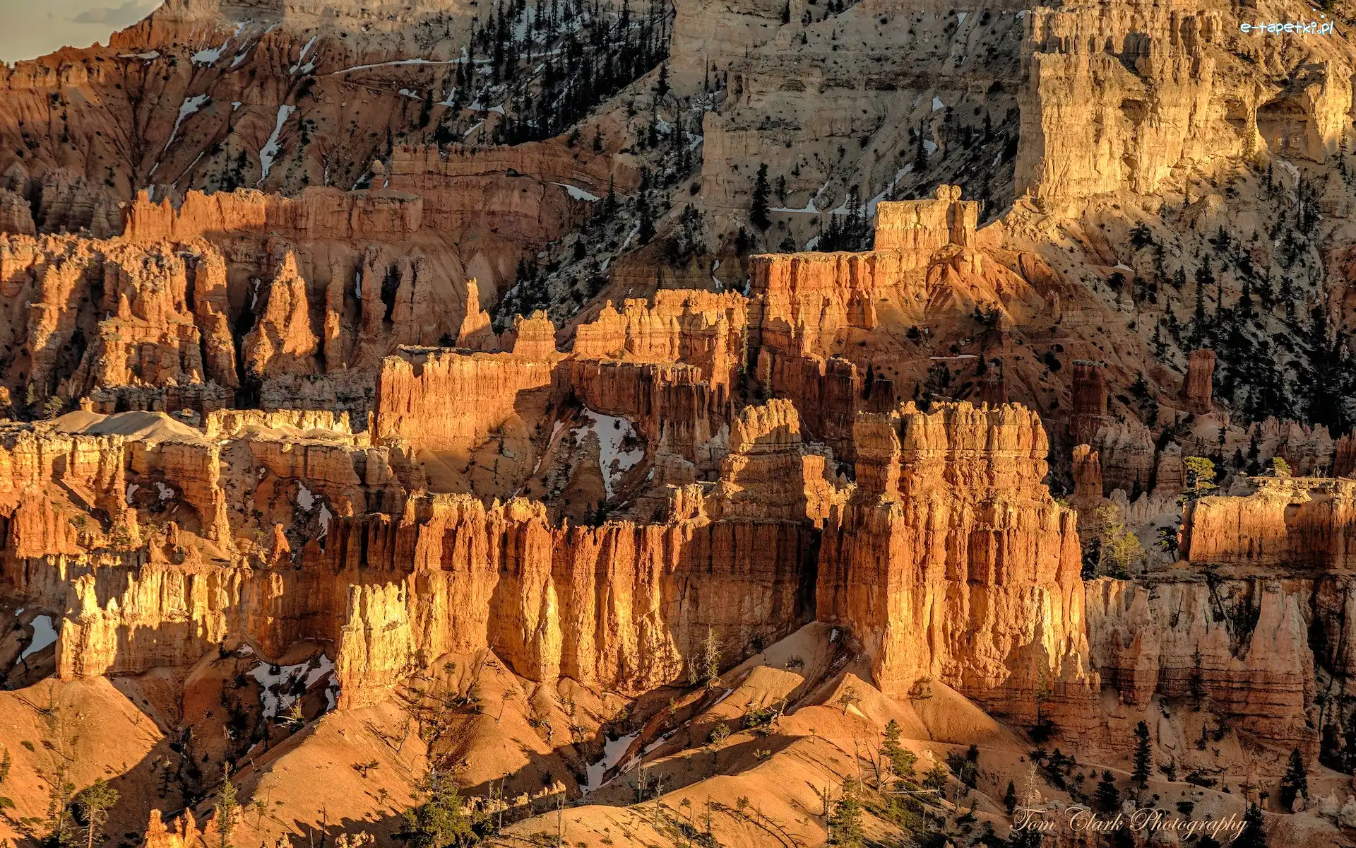 Stany Zjednoczone, Park Narodowy Bryce Canyon, Utah, Skały, Kanion