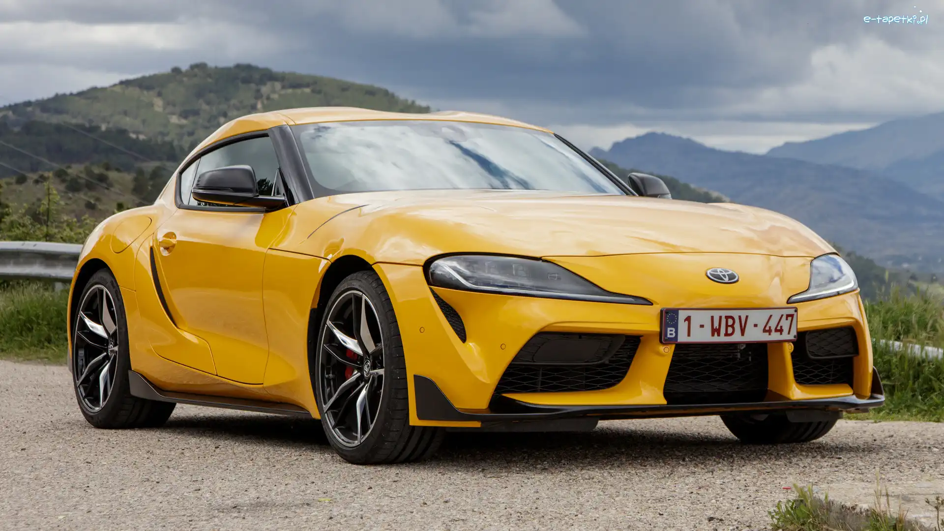 2019, Toyota GR Supra, Żółta