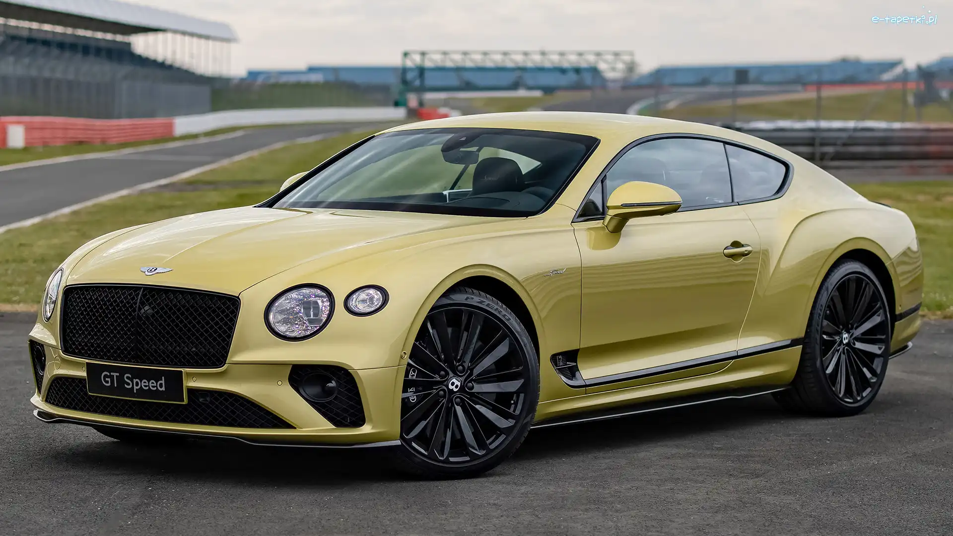 Coupe, Bentley Continental GT Speed, Żółty