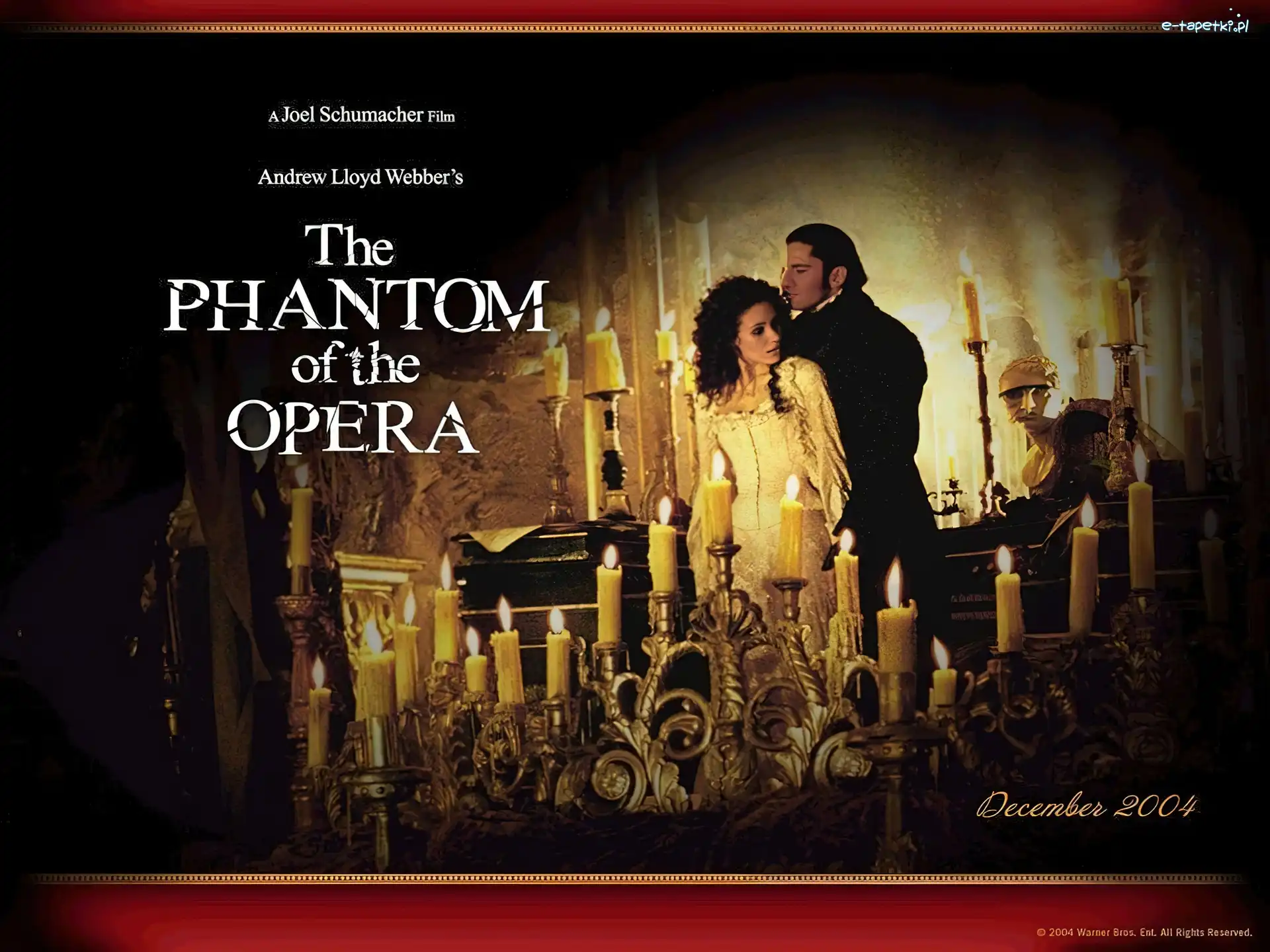 postacie, świątynia, świece, Phantom Of The Opera