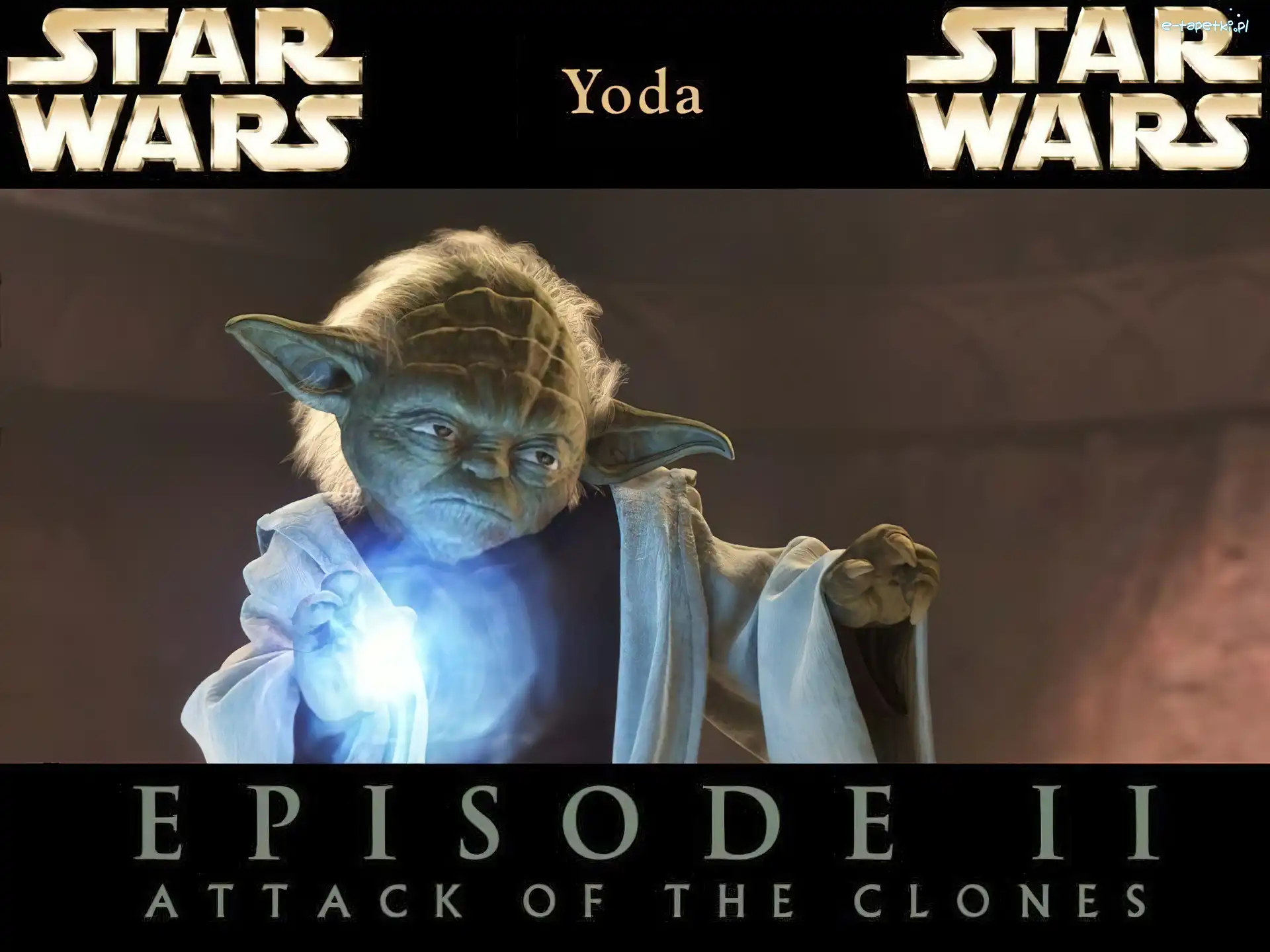 Yoda, napis, czary, Star Wars