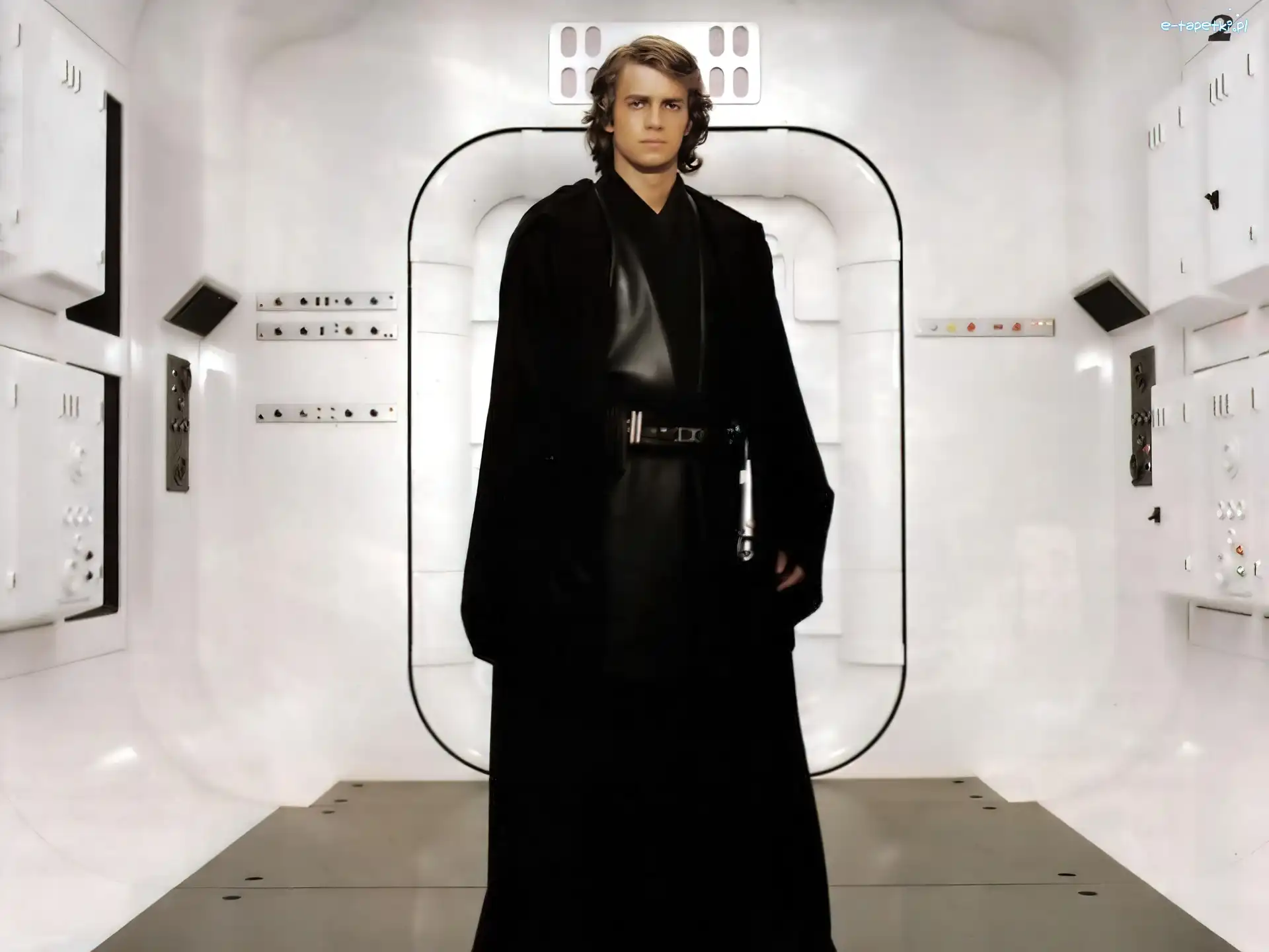 Hayden Christensen, pomieszczenie, czarny, Star Wars