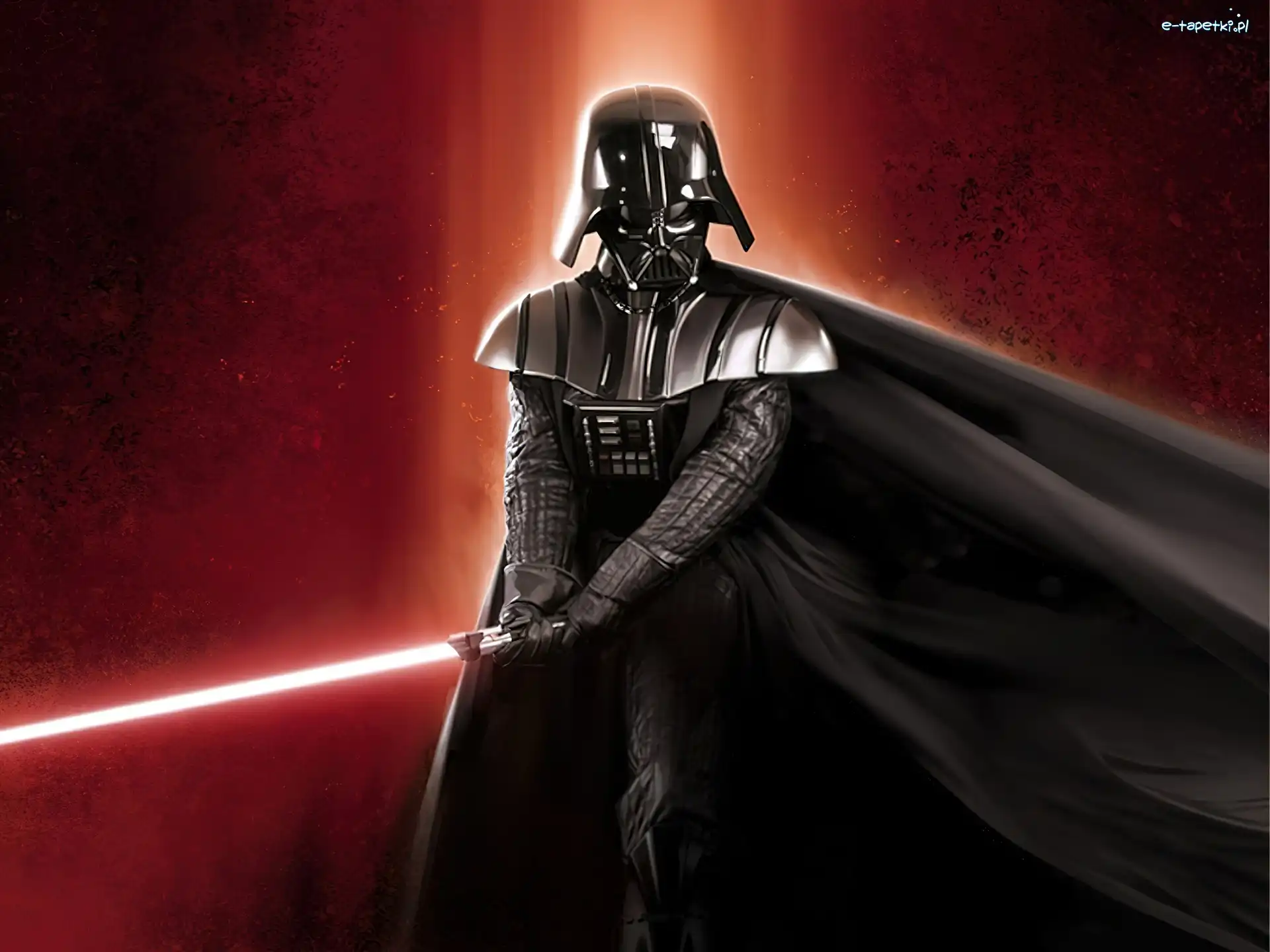 czarna, peleryna, postać, Star Wars