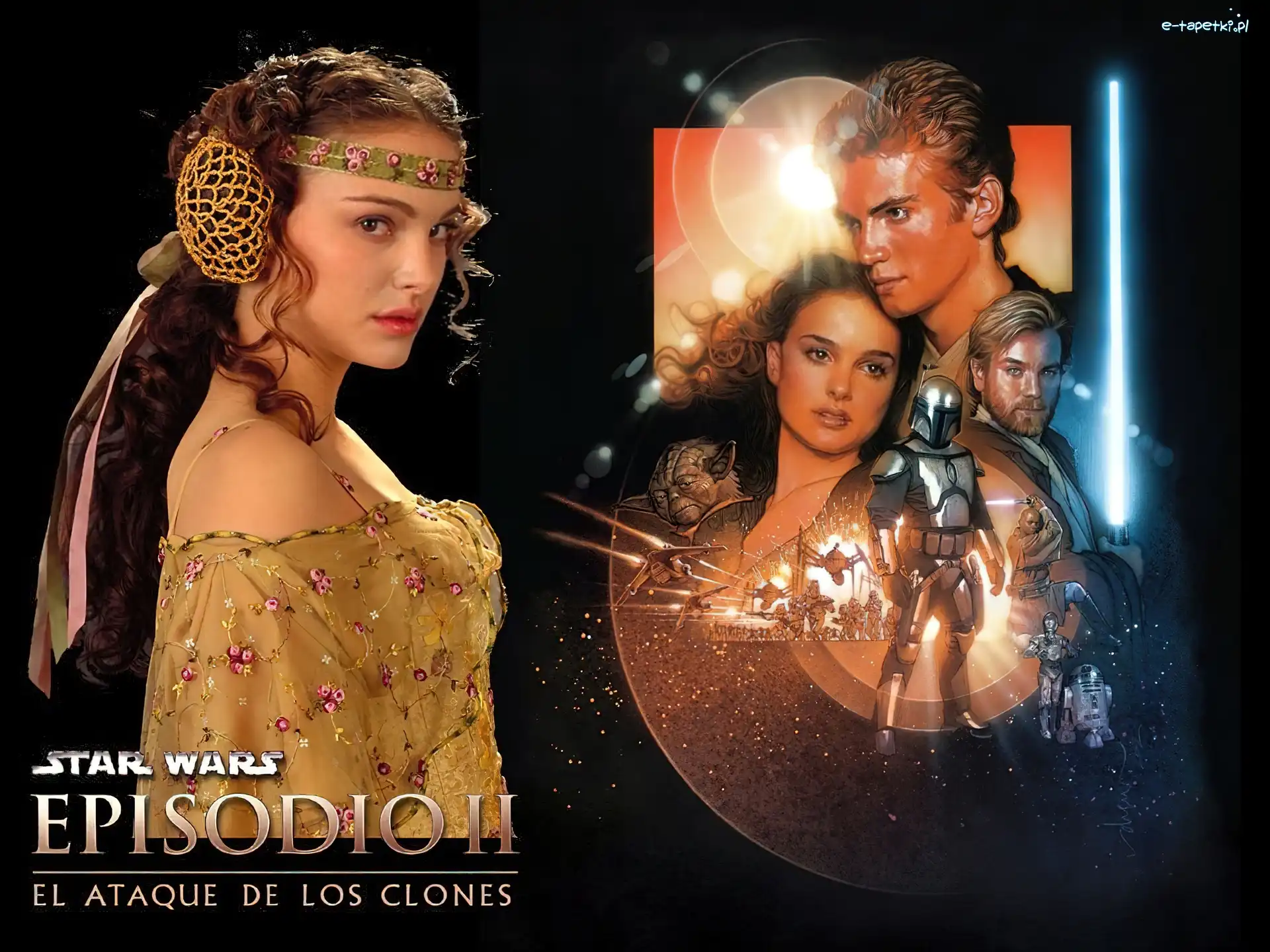 Natalie Portman, postacie, kwiatki, Star Wars