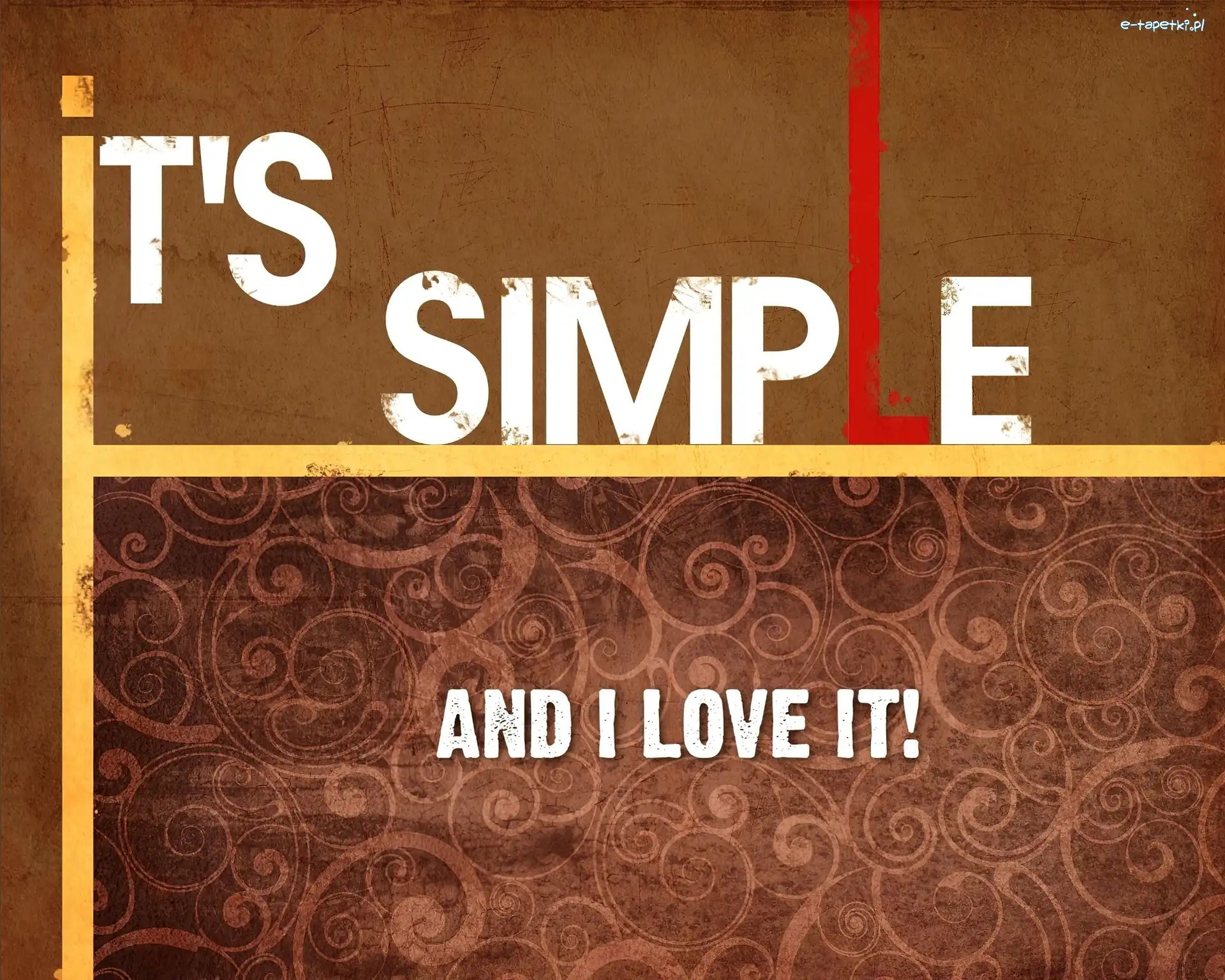 And i love it