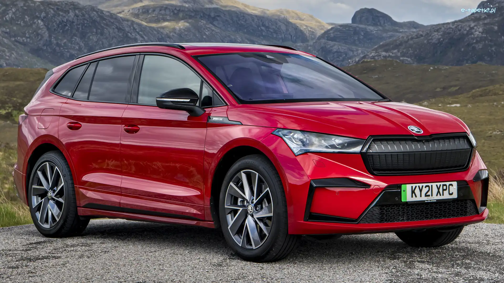 Skoda Enyaq iV Sportline, Czerwona