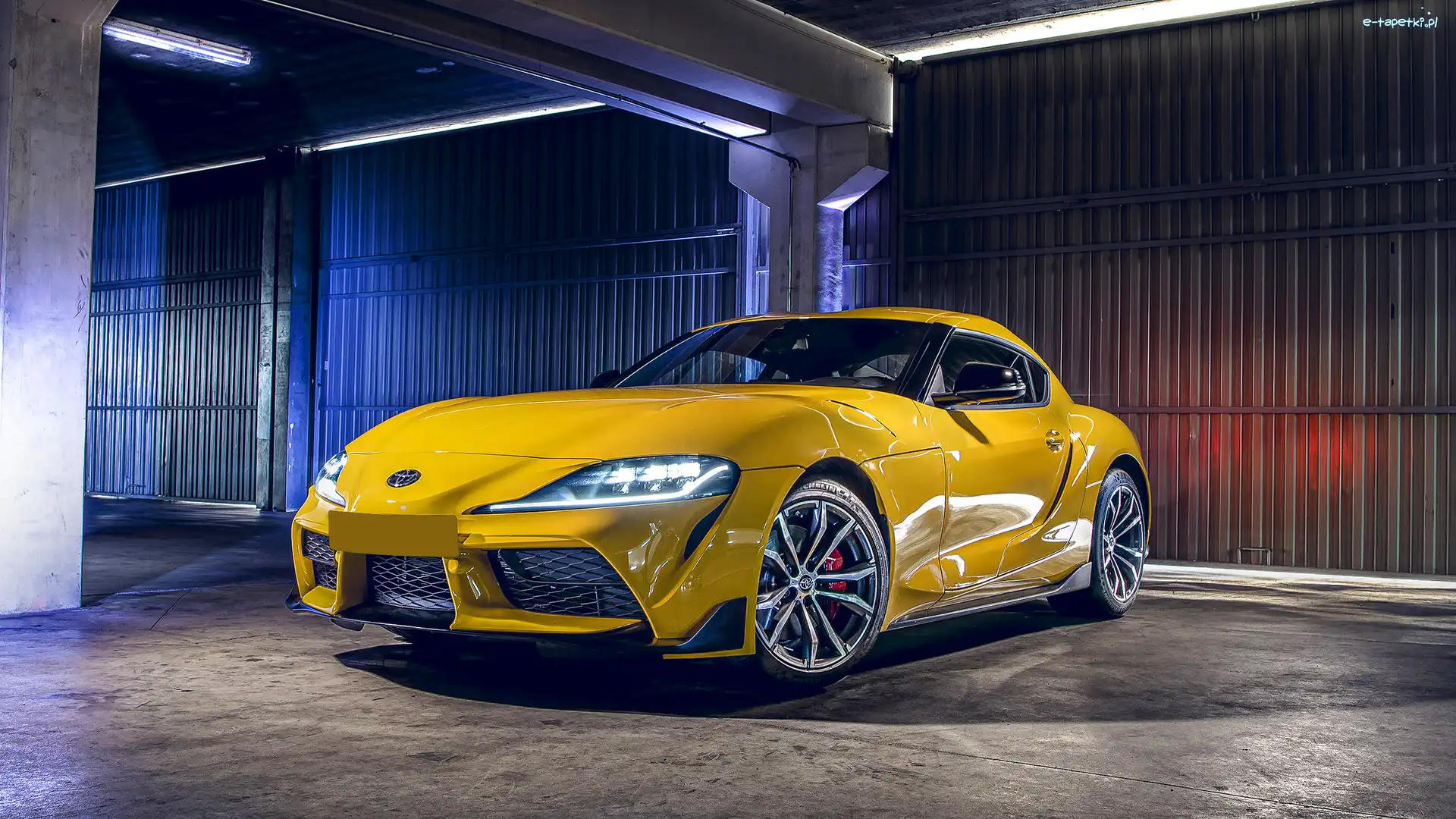 2020, Toyota Supra, Żółta