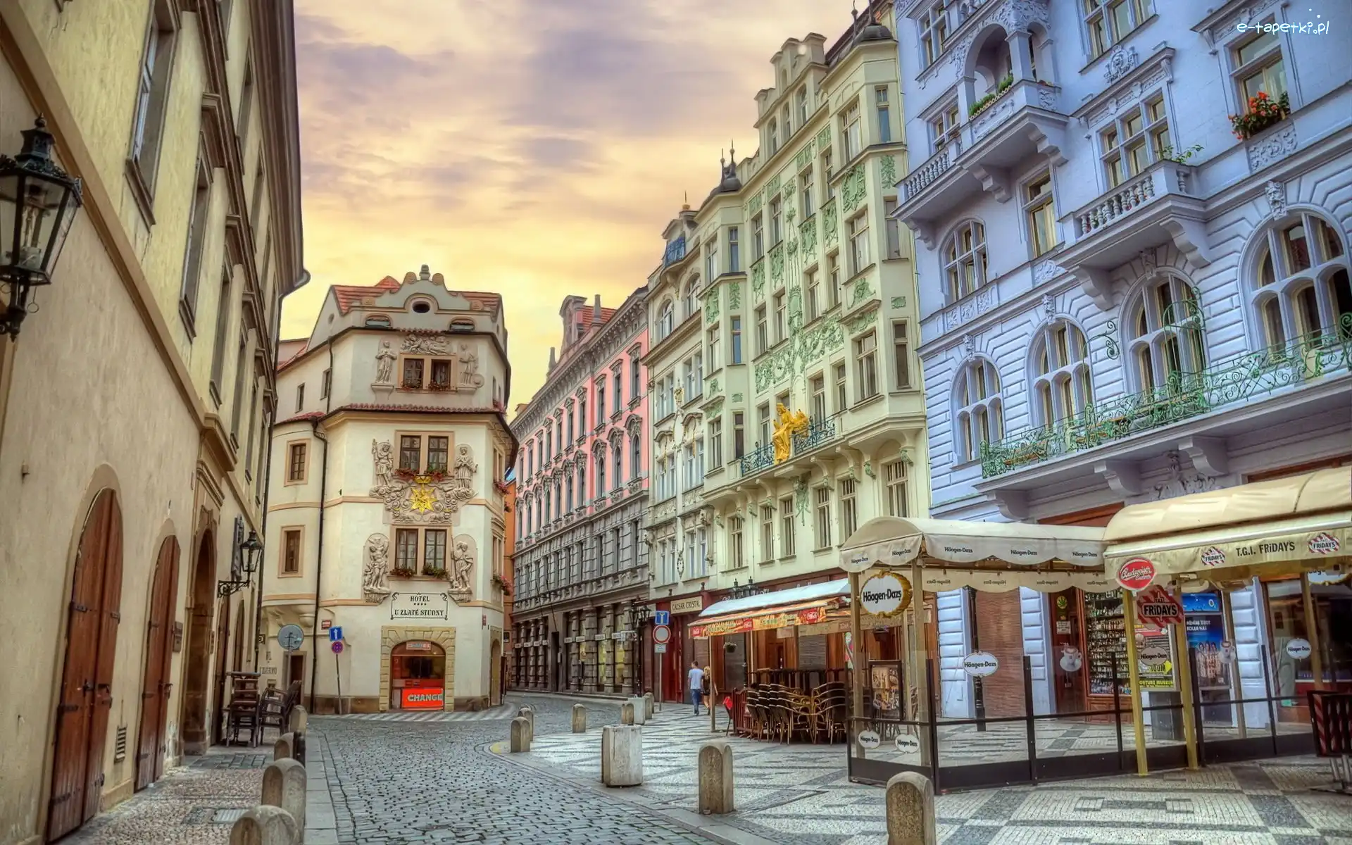 Praga, Domy, Stare Miasto, Czechy