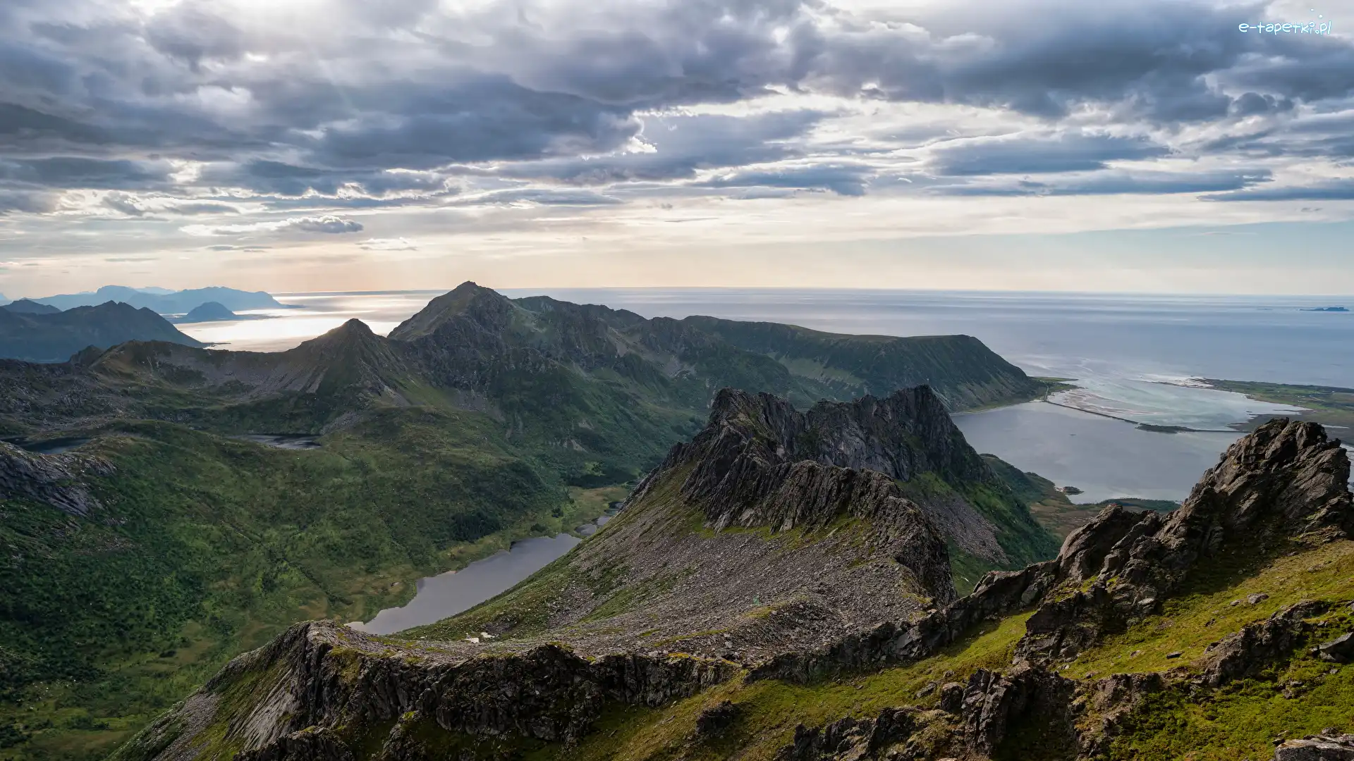 Lofoty, Morze Norweskie, Góry, Norwegia