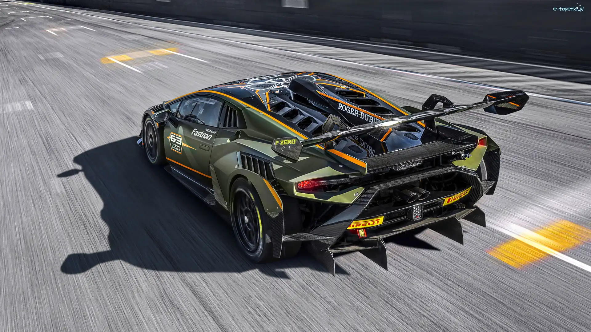 Tył, Lamborghini Huracan Super Trofeo EVO2