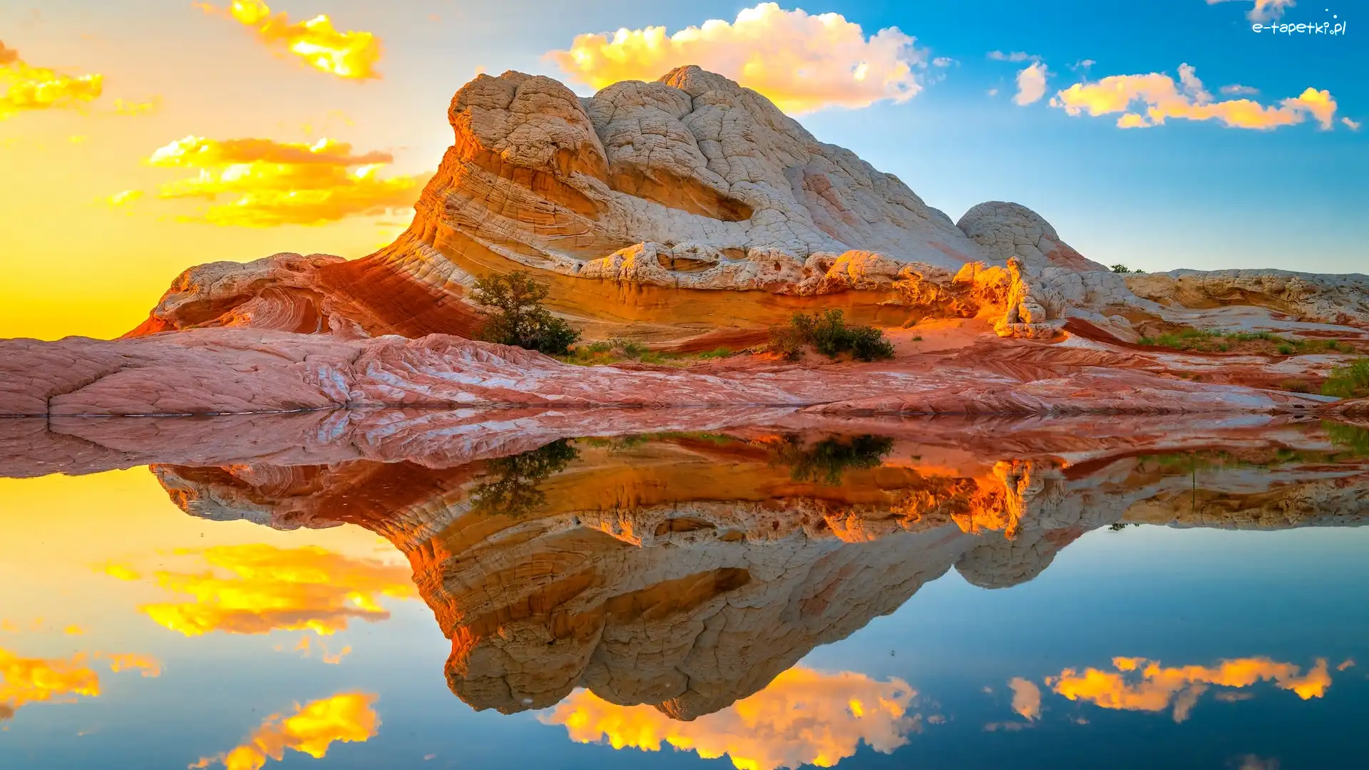 Stany Zjednoczone, Skała, Vermilion Cliffs National Monument, White Pocket, Formacje skalne, Arizona, Pomnik narodowy