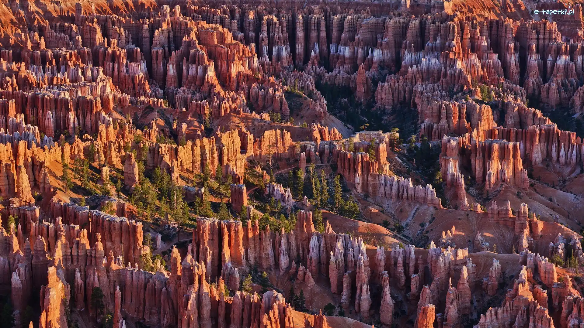 Skały, Park Narodowy Bryce Canyon, Kanion, Stany Zjednoczone, Stan Utah