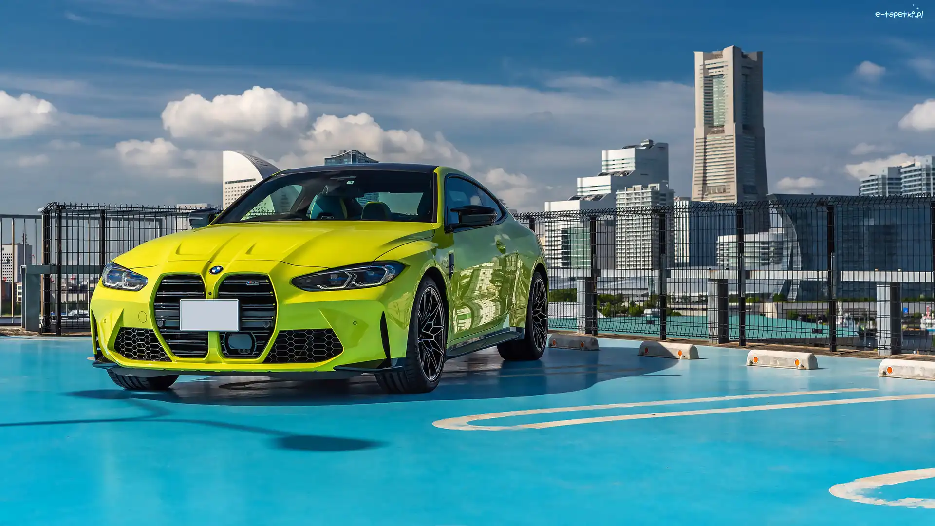 Żółte, BMW M4 Competition