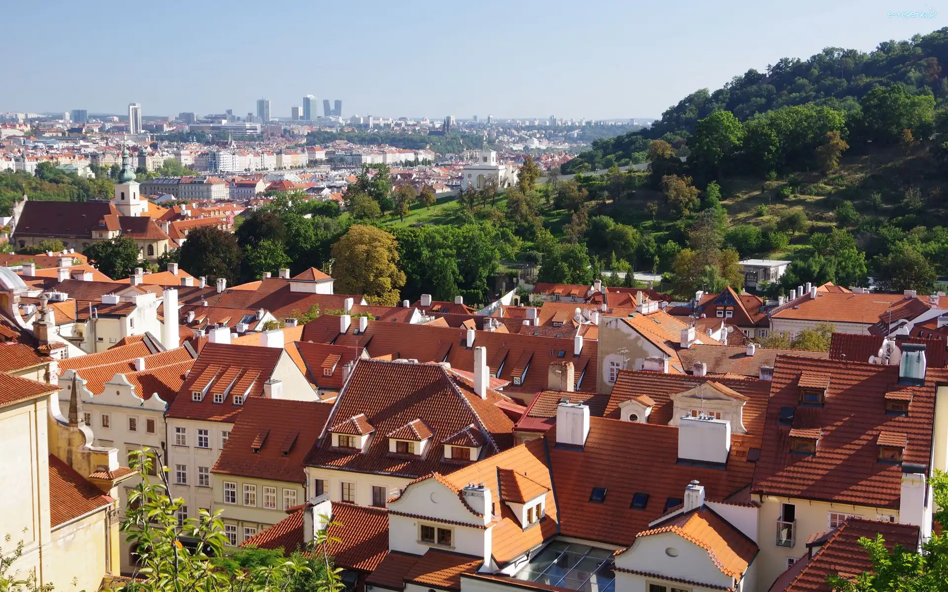 Praga, Budynki, Miasto, Czechy