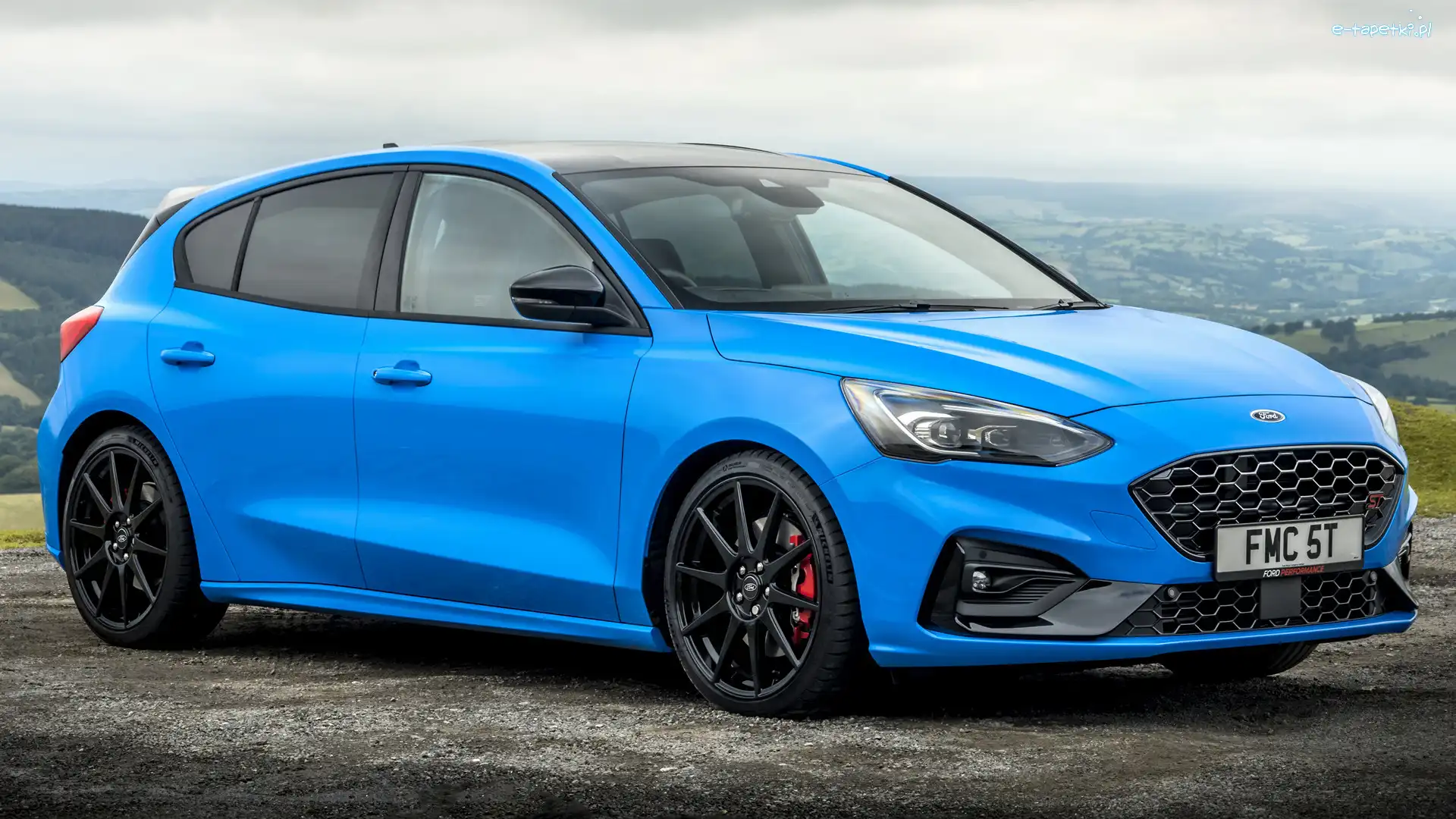 2021, Ford Focus ST, Niebieski